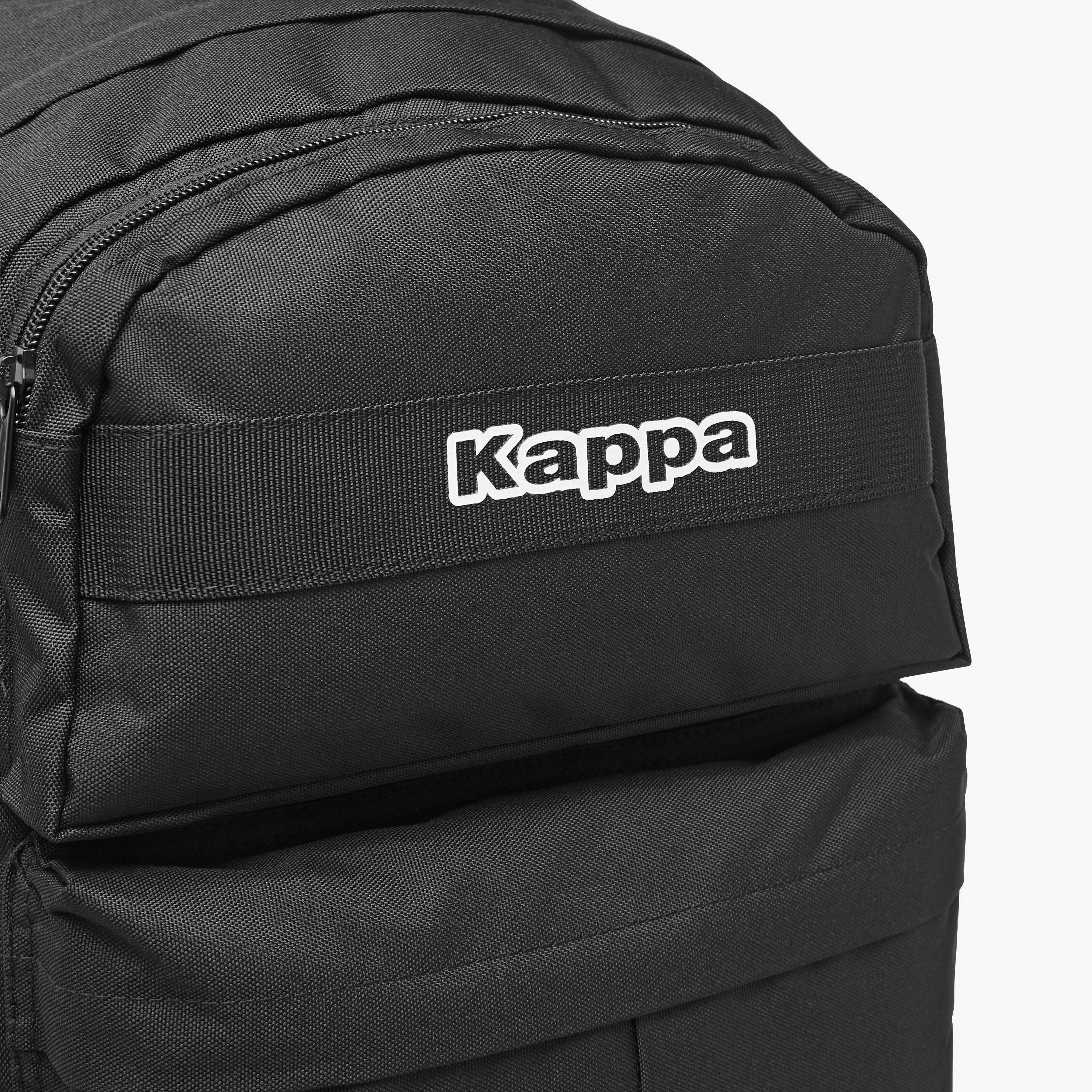 Kappa Solid Backpack with Adjustable Straps and Zip Closure-women-bagsandwallets-backpacks-image-5