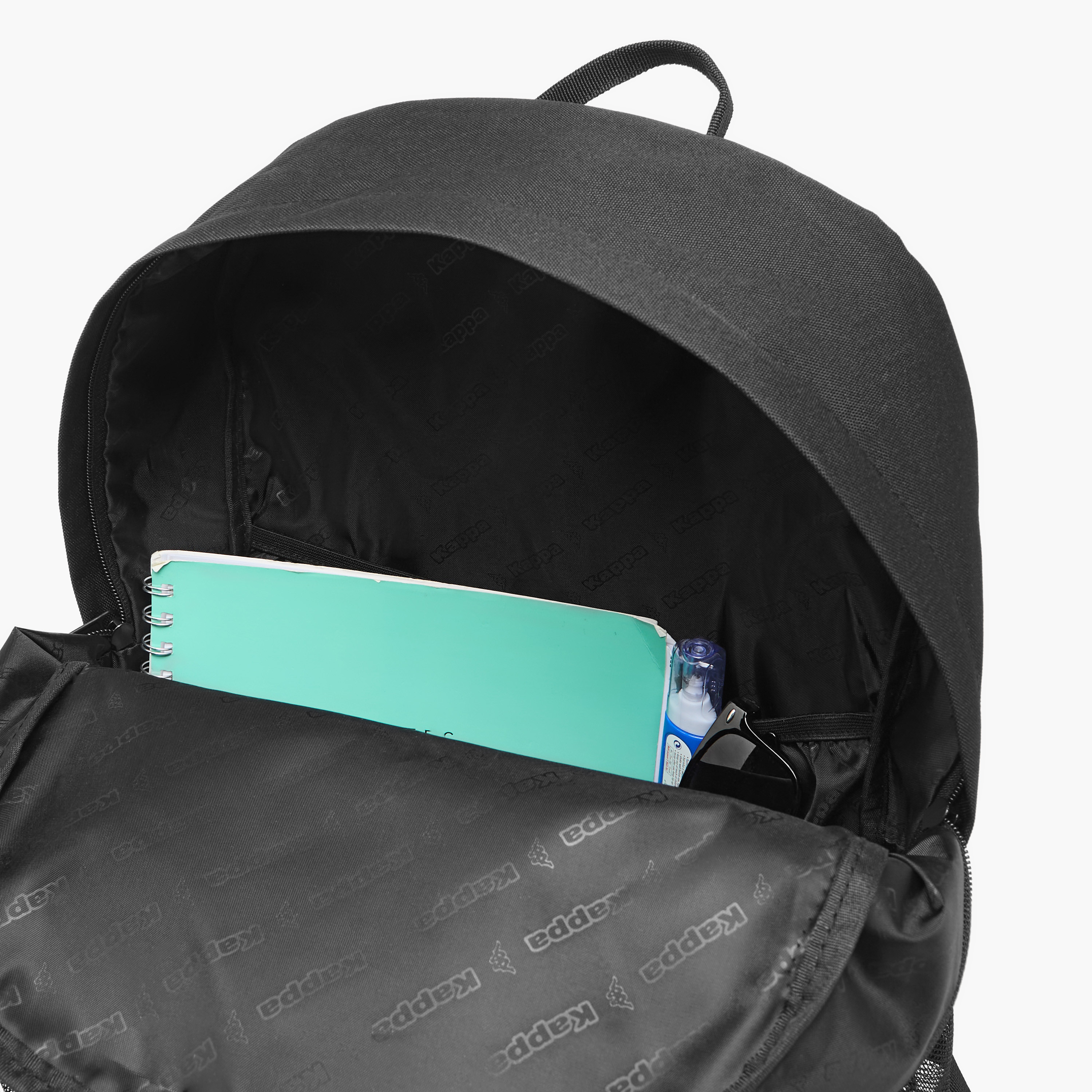 Kappa Solid Backpack with Adjustable Straps and Zip Closure-women-bagsandwallets-backpacks-image-7