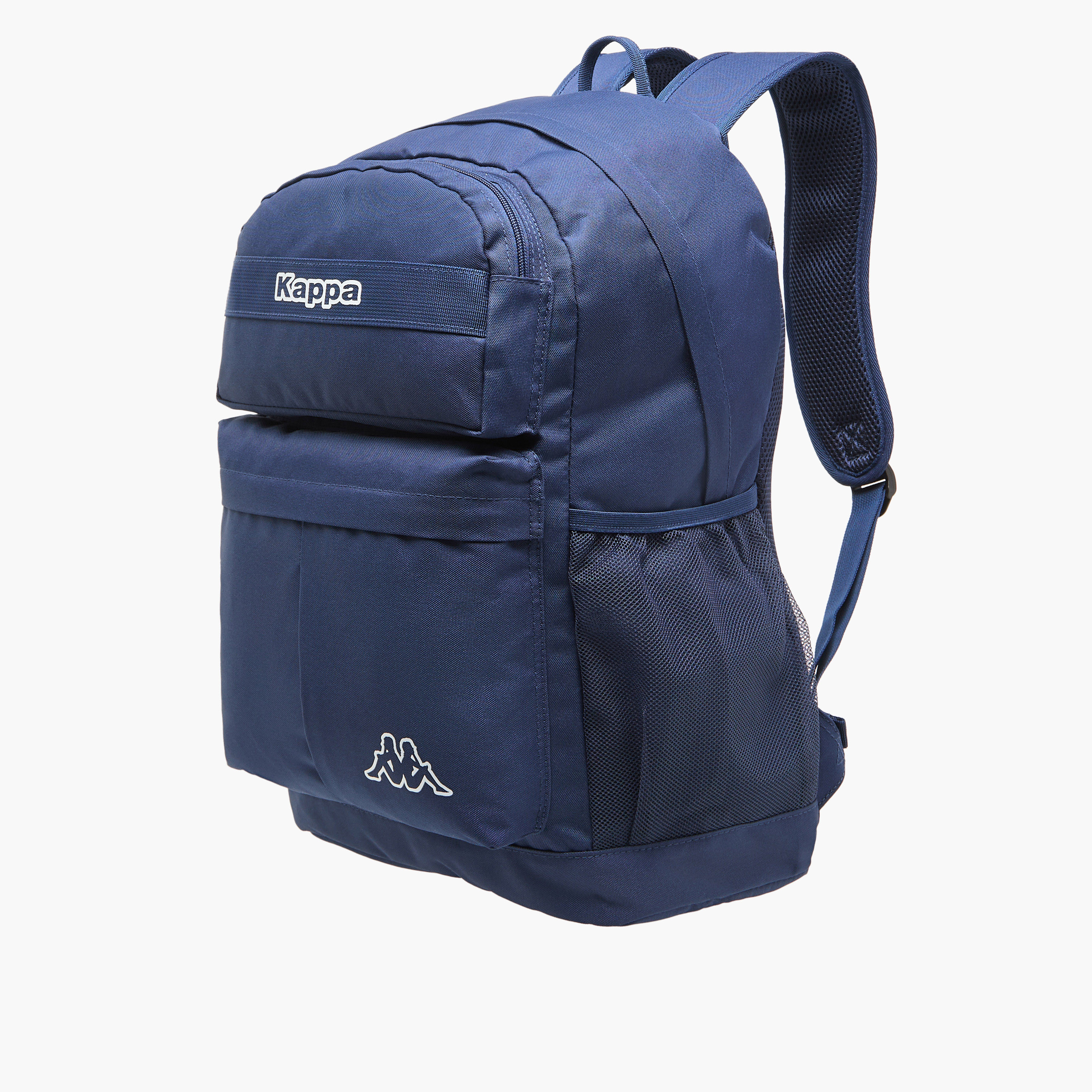 Kappa Solid Backpack with Adjustable Straps and Zip Closure-men-bags-image-2
