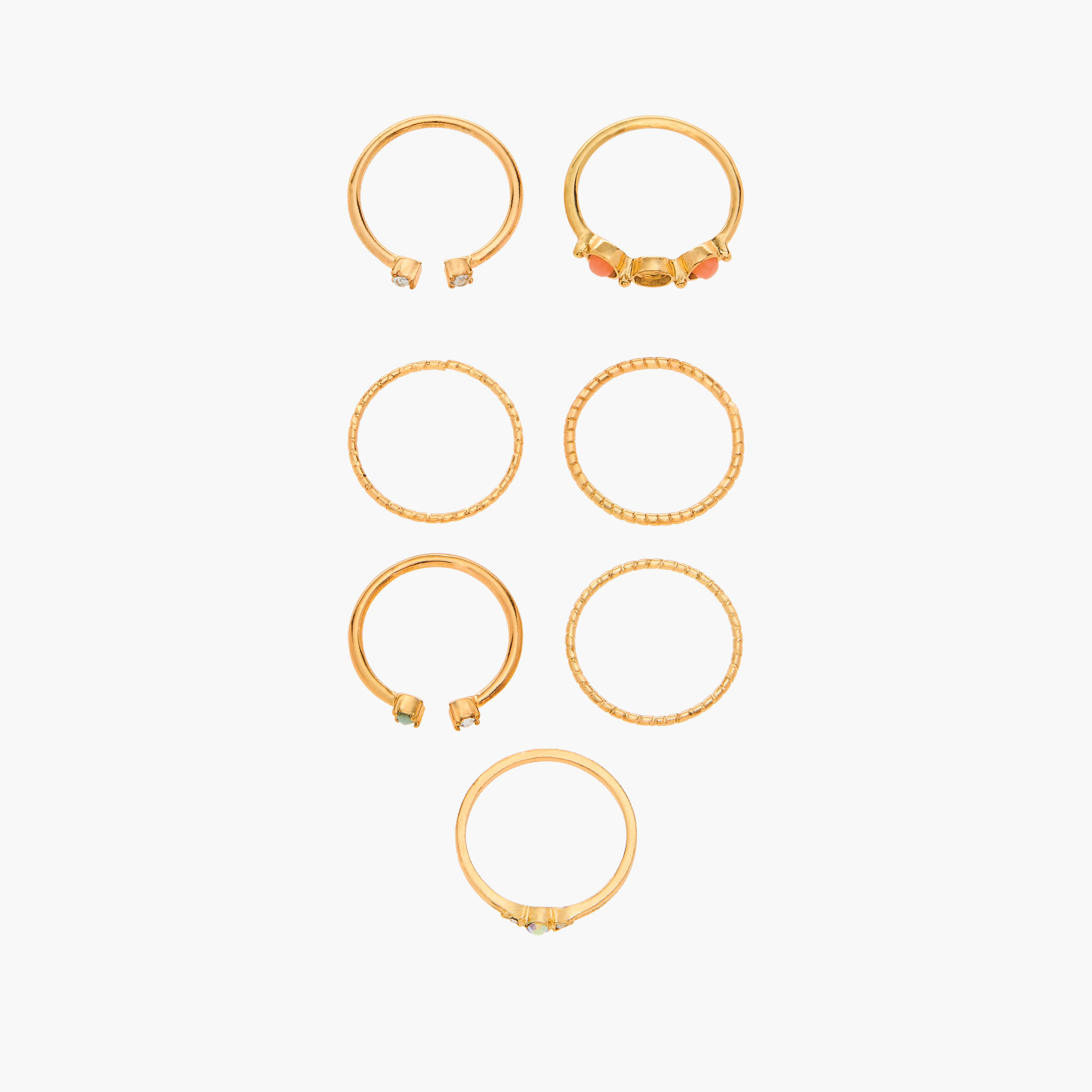 Assorted 7-Piece Metallic Ring Set - L-XL-women-watchesandjewellery-jewellery-rings-image-3