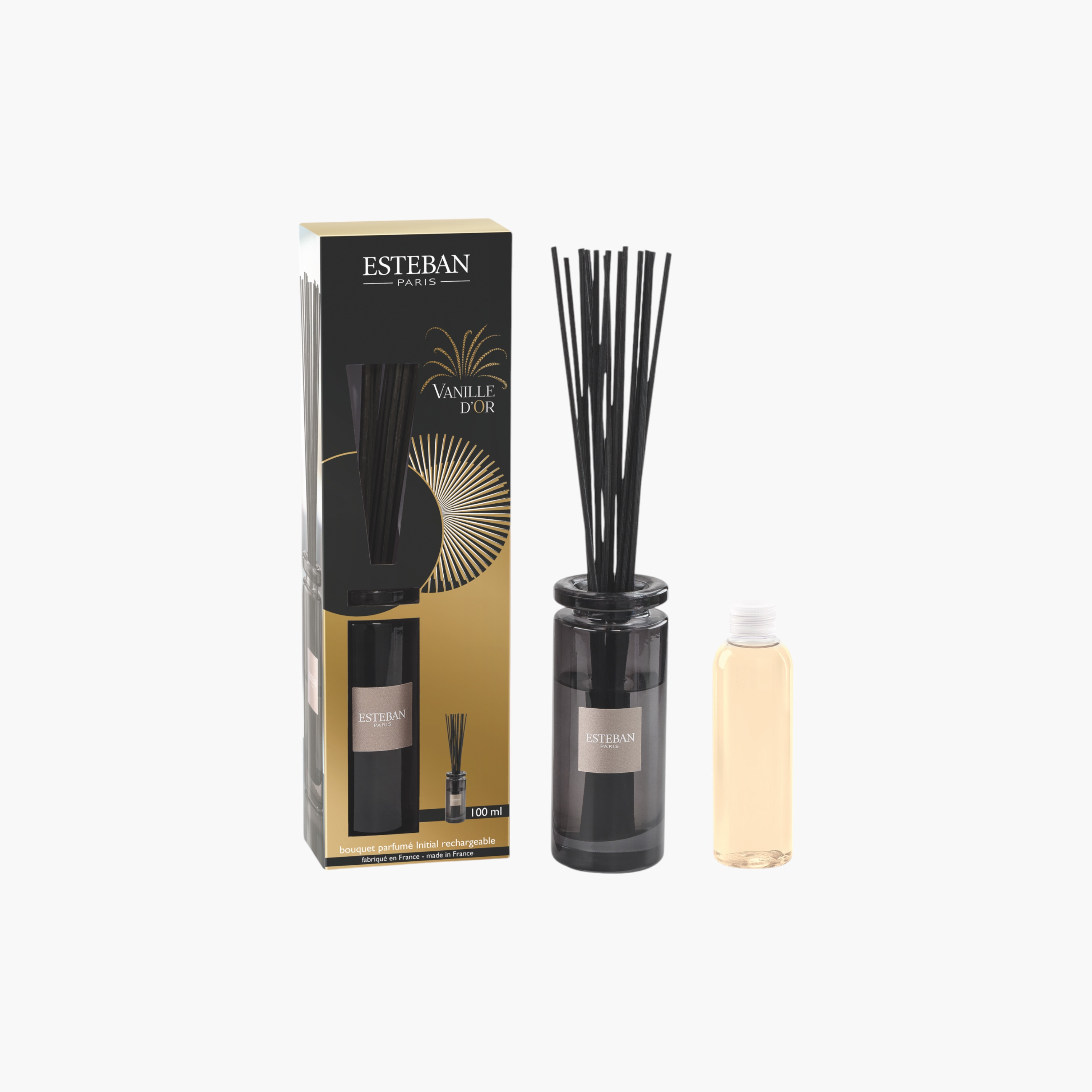 عبوة إعادة تعبئة زيت معطر فانيلا دور من إيستبان - 100 مل-household-homefragrance-fragranceoilsandessence-image-1