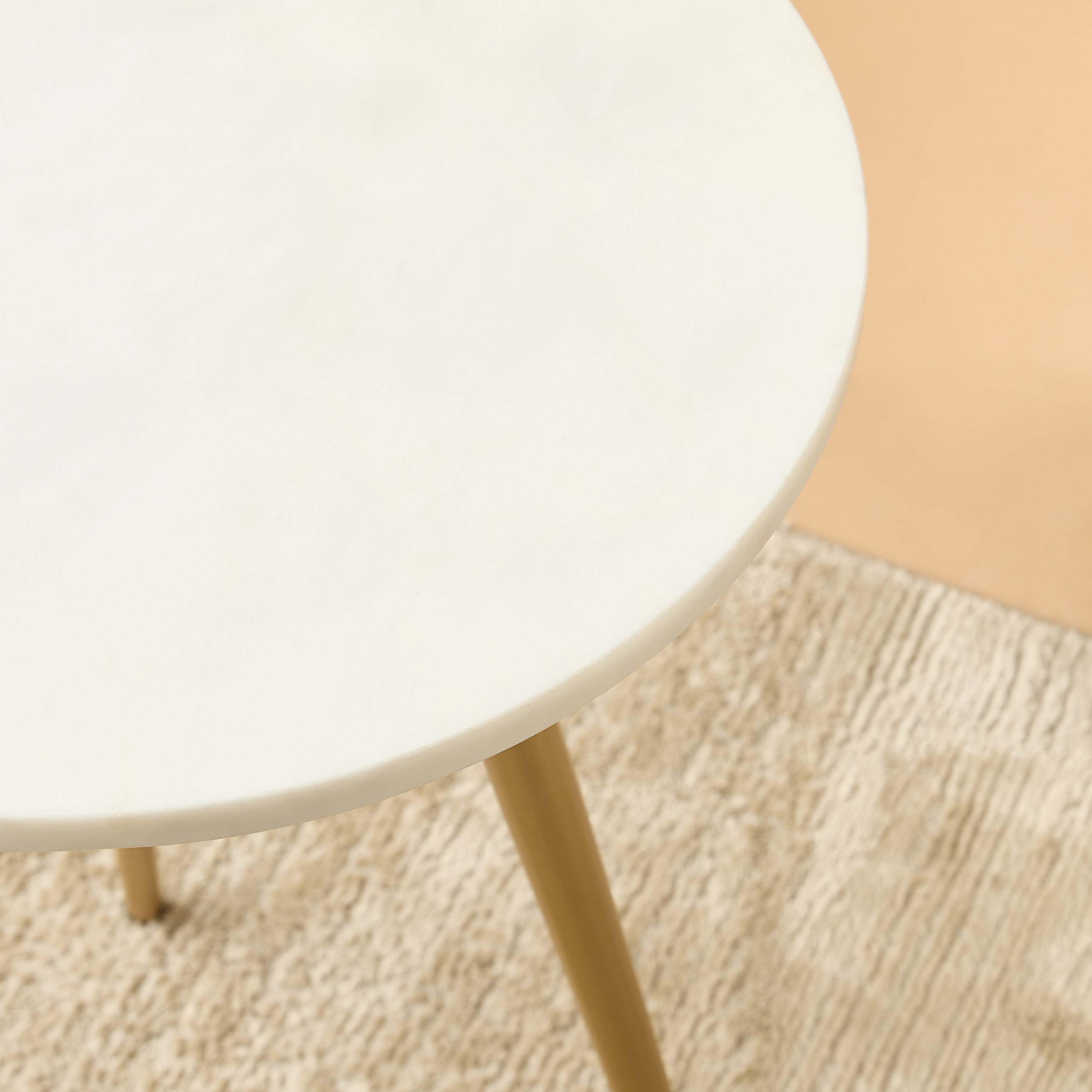 Marble Top Side Table - 38x56 cms-furniture-livingroom-sideandendtables-image-3