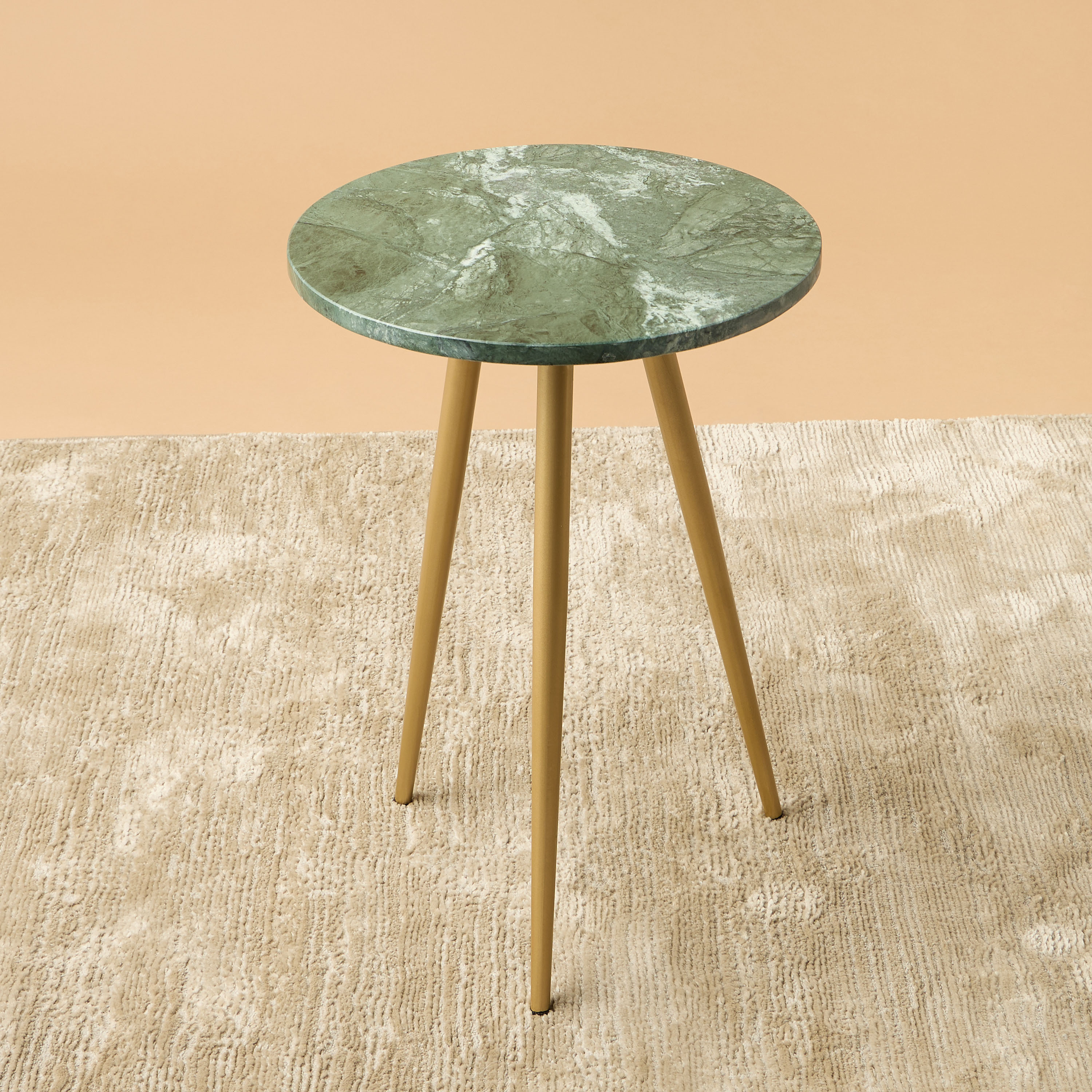 Marble Top Side Table - 38x56 cms-furniture-livingroom-sideandendtables-image-1