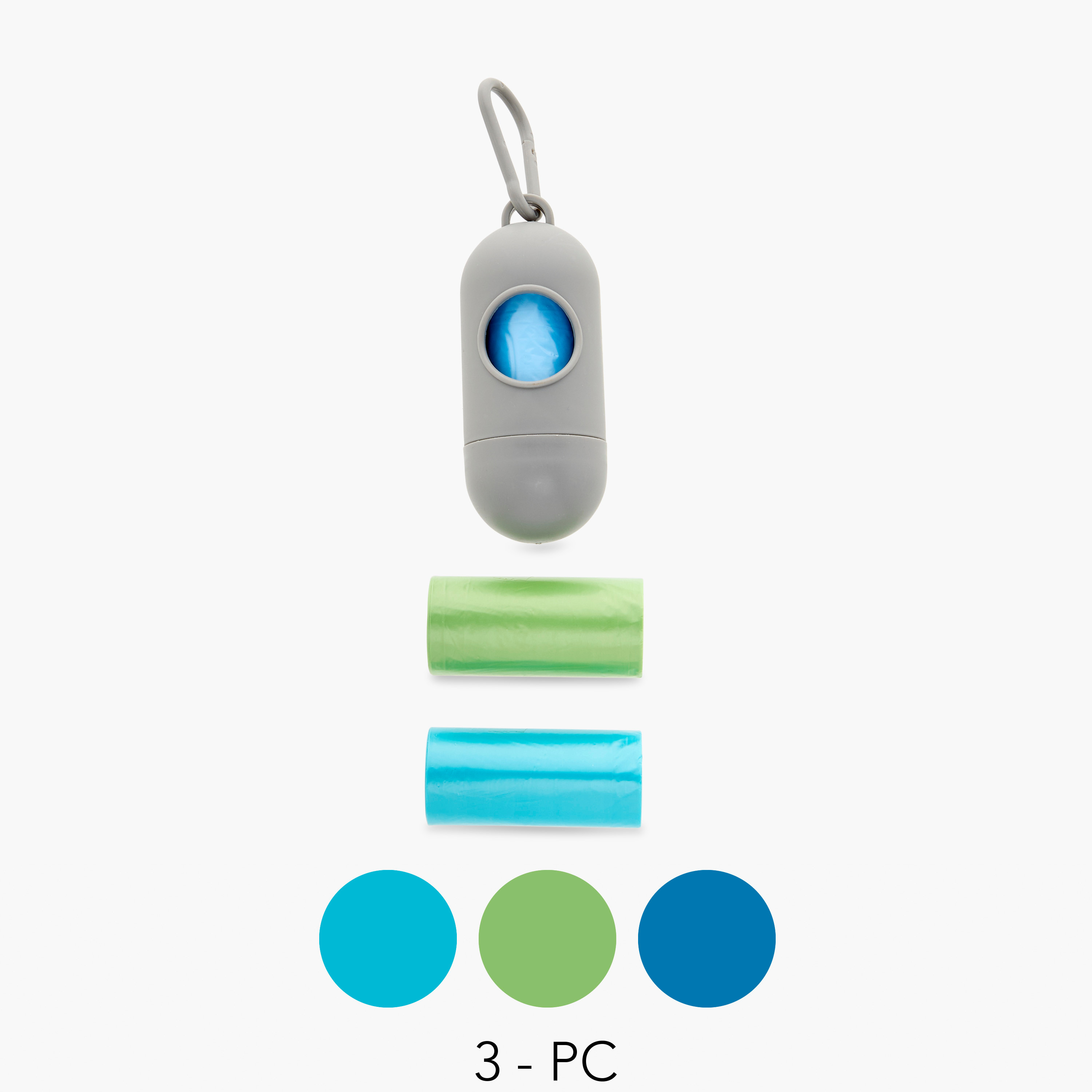 أكياس حفاضات معطرة قابلة لإعادة التعبئة 15 قطعة مع موزع من جونيورز - طقم من 3 قطع-baby-diapering-binsandrefills-image-8