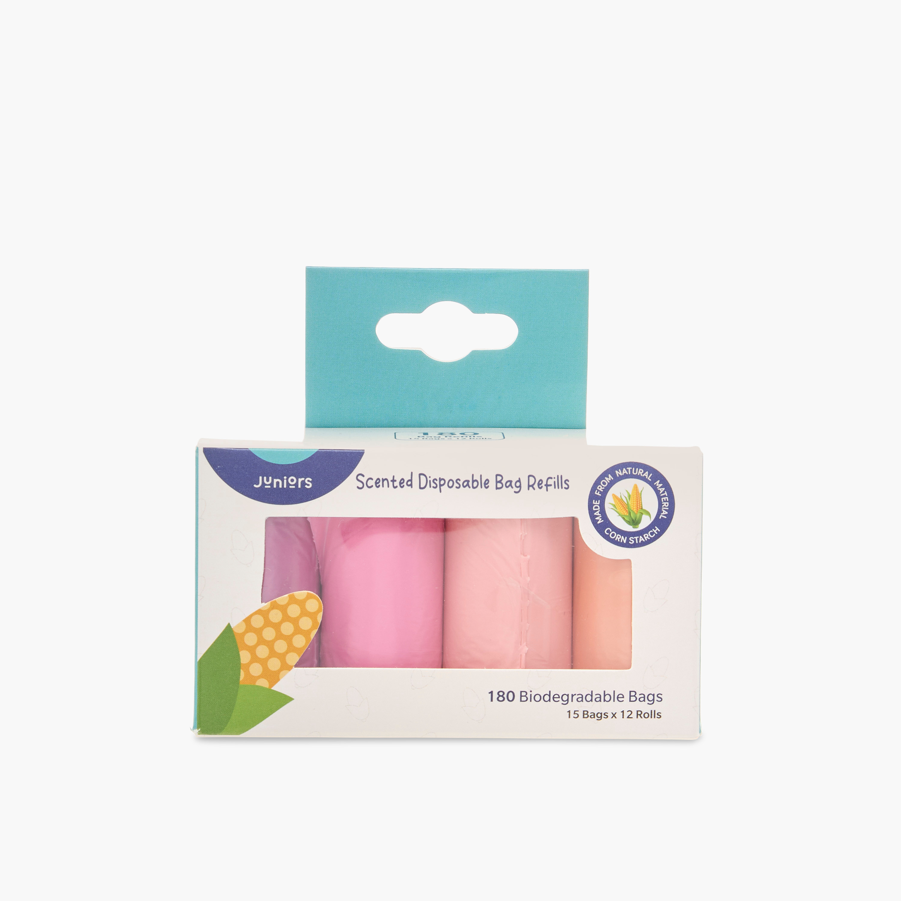 Juniors 15-Piece Scented Diaper Disposal Bag Refill - Set of 12-baby-diapering-binsandrefills-image-6