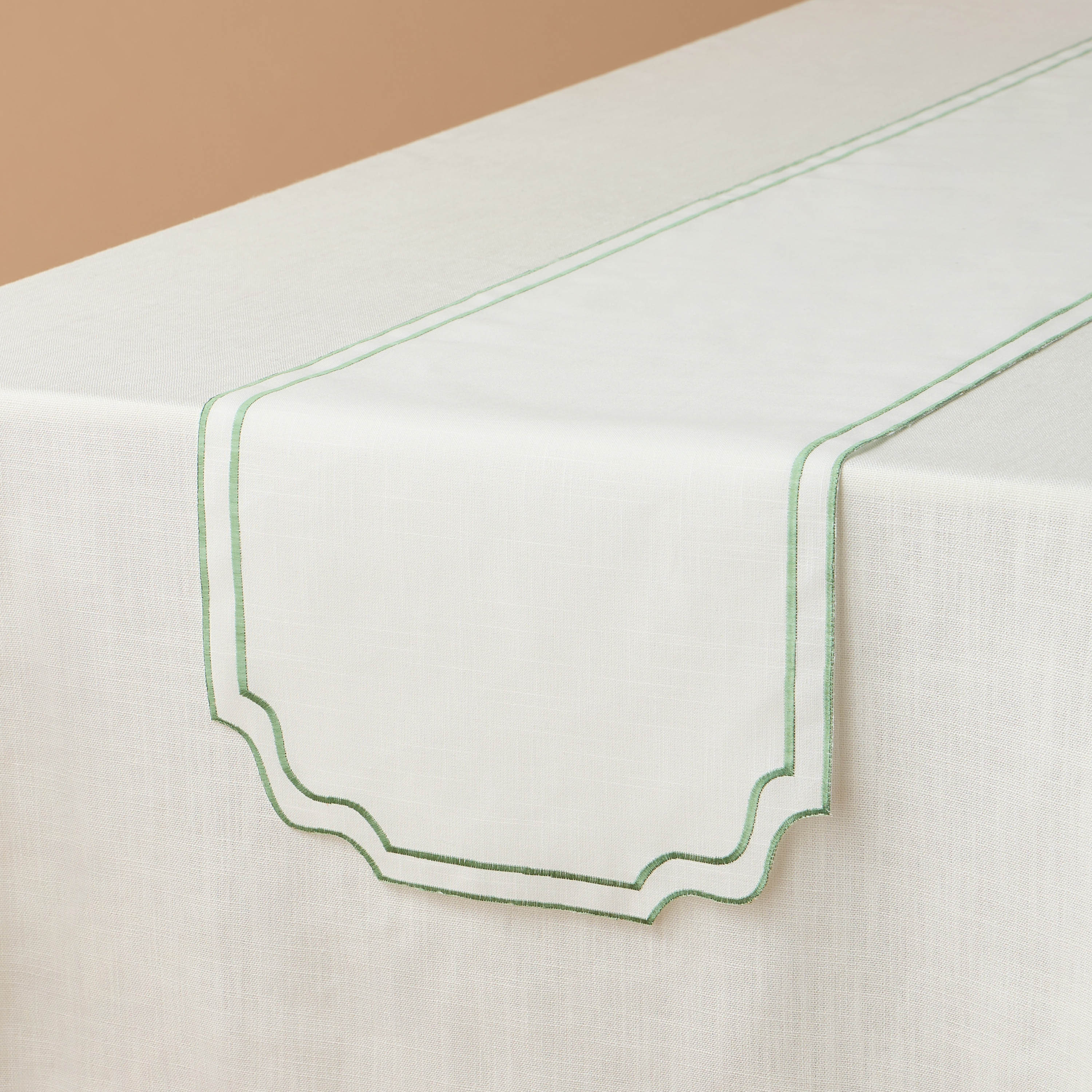 Palm Embroidered Table Runner - 180x35 cms-household-dining-tablelinen-runnersandtablecovers-image-2