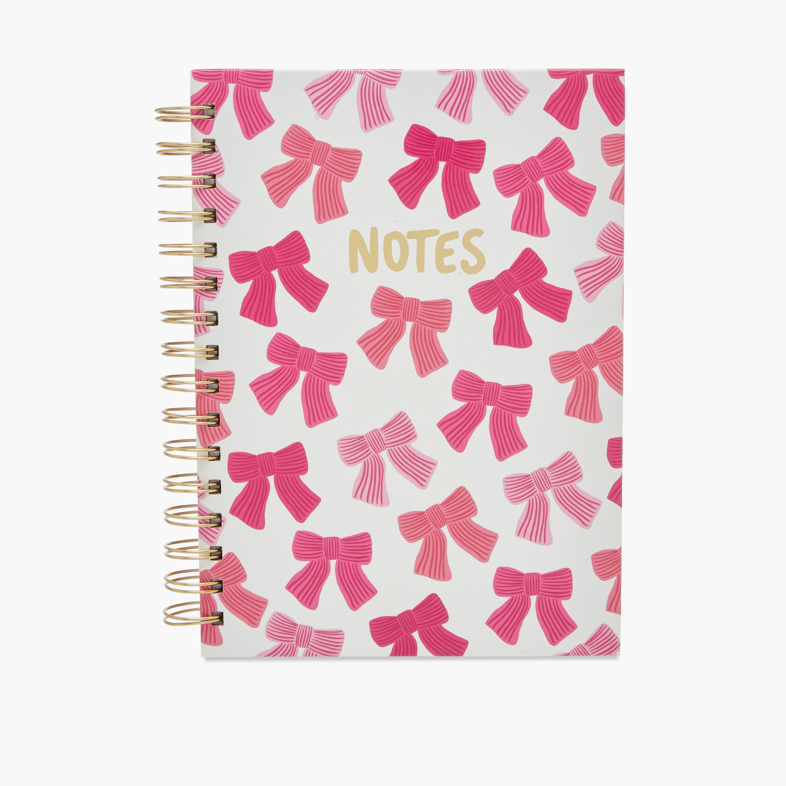 Bow Print Ruled Spiral Journal-school-stationery-notebooks-image-1