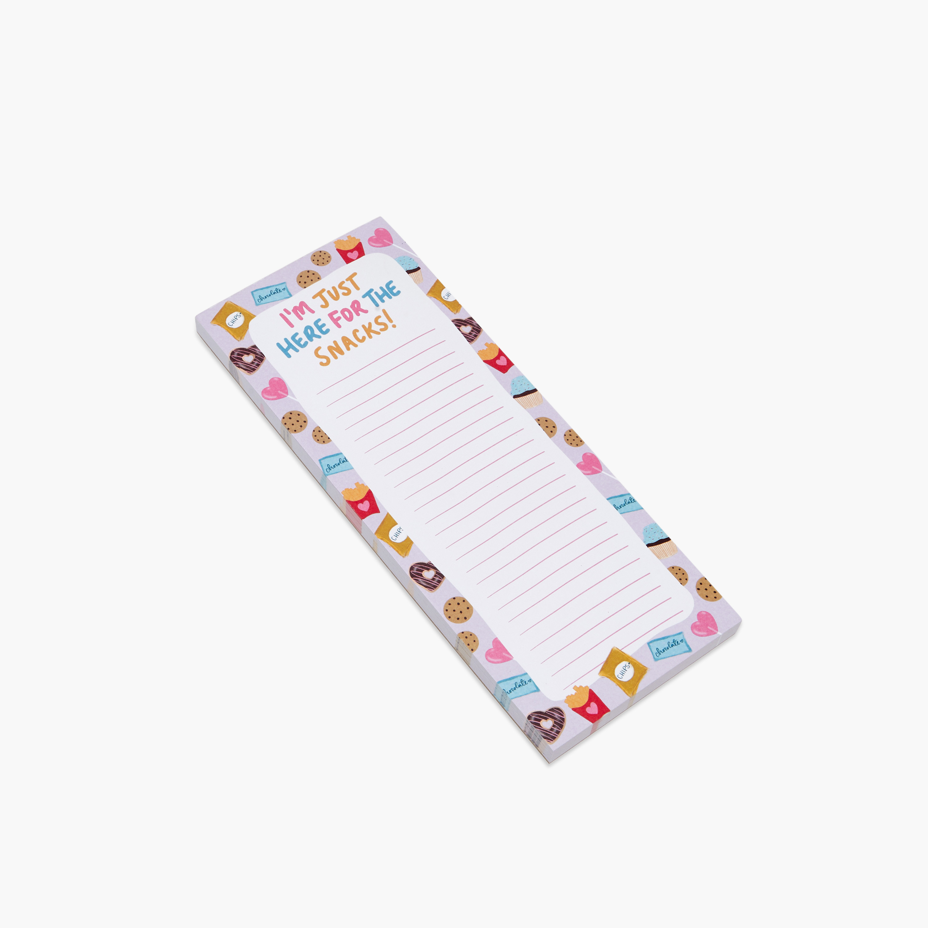 Snacks Print Ruled Notepad and Pen Set-school-stationery-notebooks-image-3