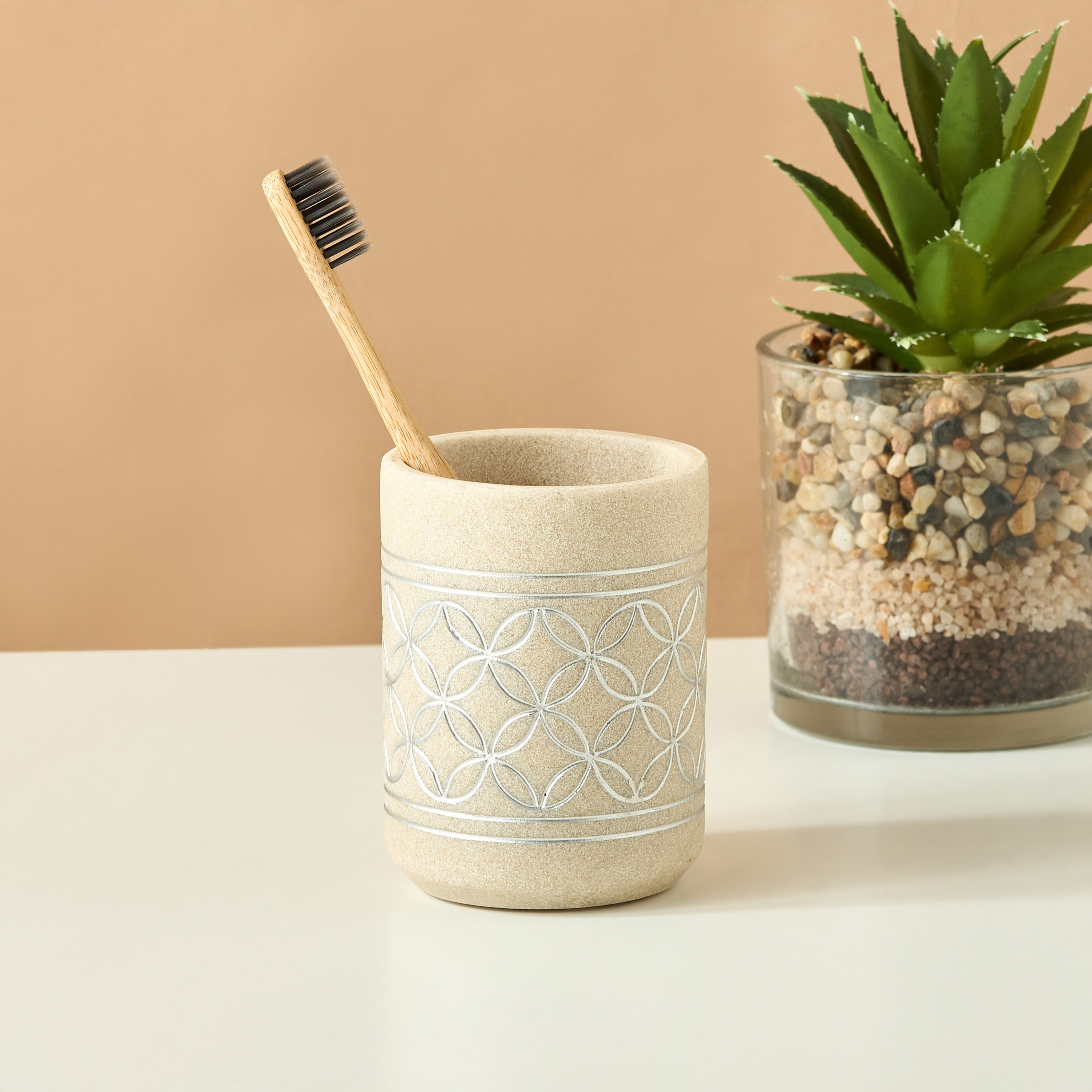 كوب بولي ريزين بارز الملمس-household-bathandlaundry-bathaccessories-toothbrushholdersandtumblers-image-1