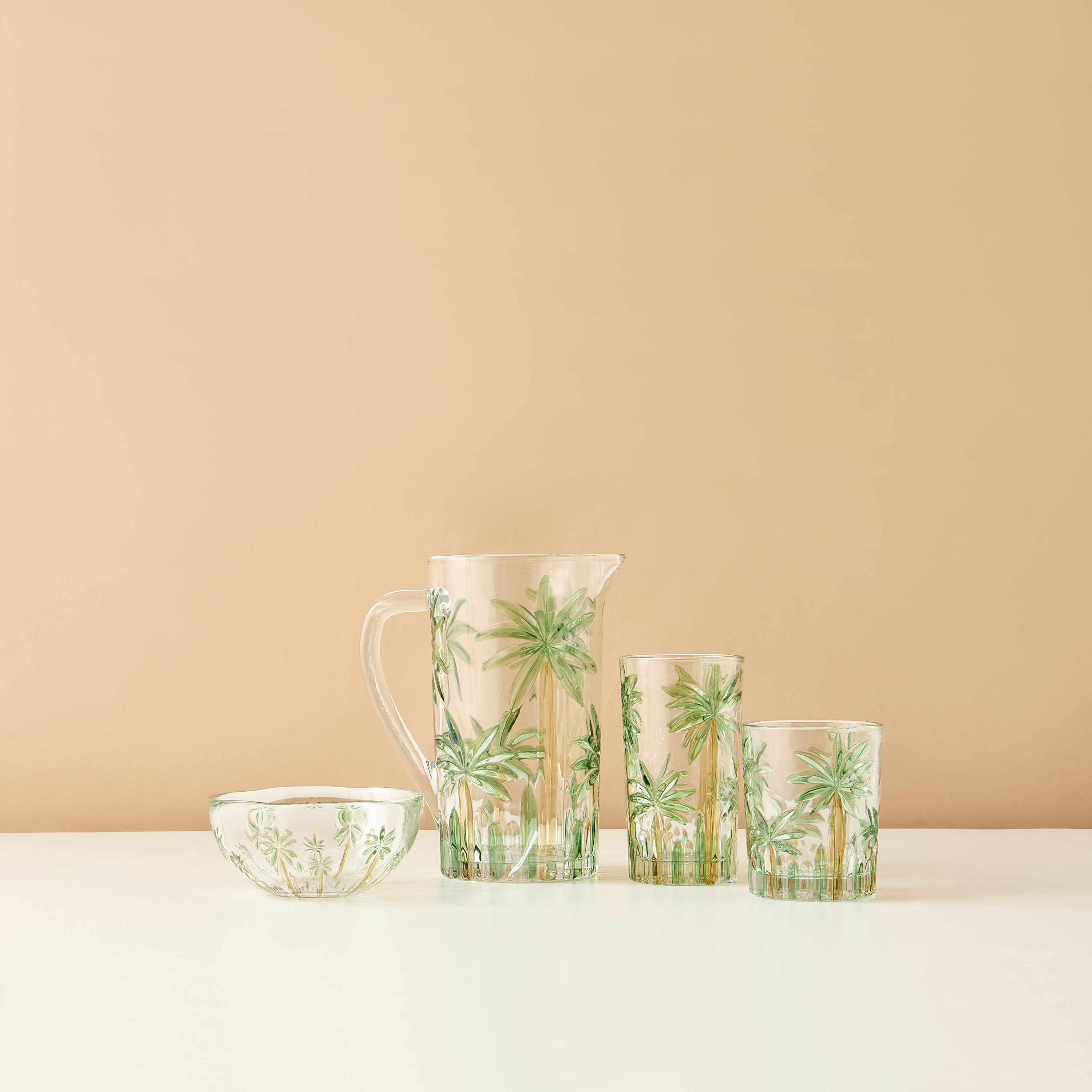 Palm Tree Glass Embossed Pitcher-CP_BESTPRICE_EXCLUSION-image-6