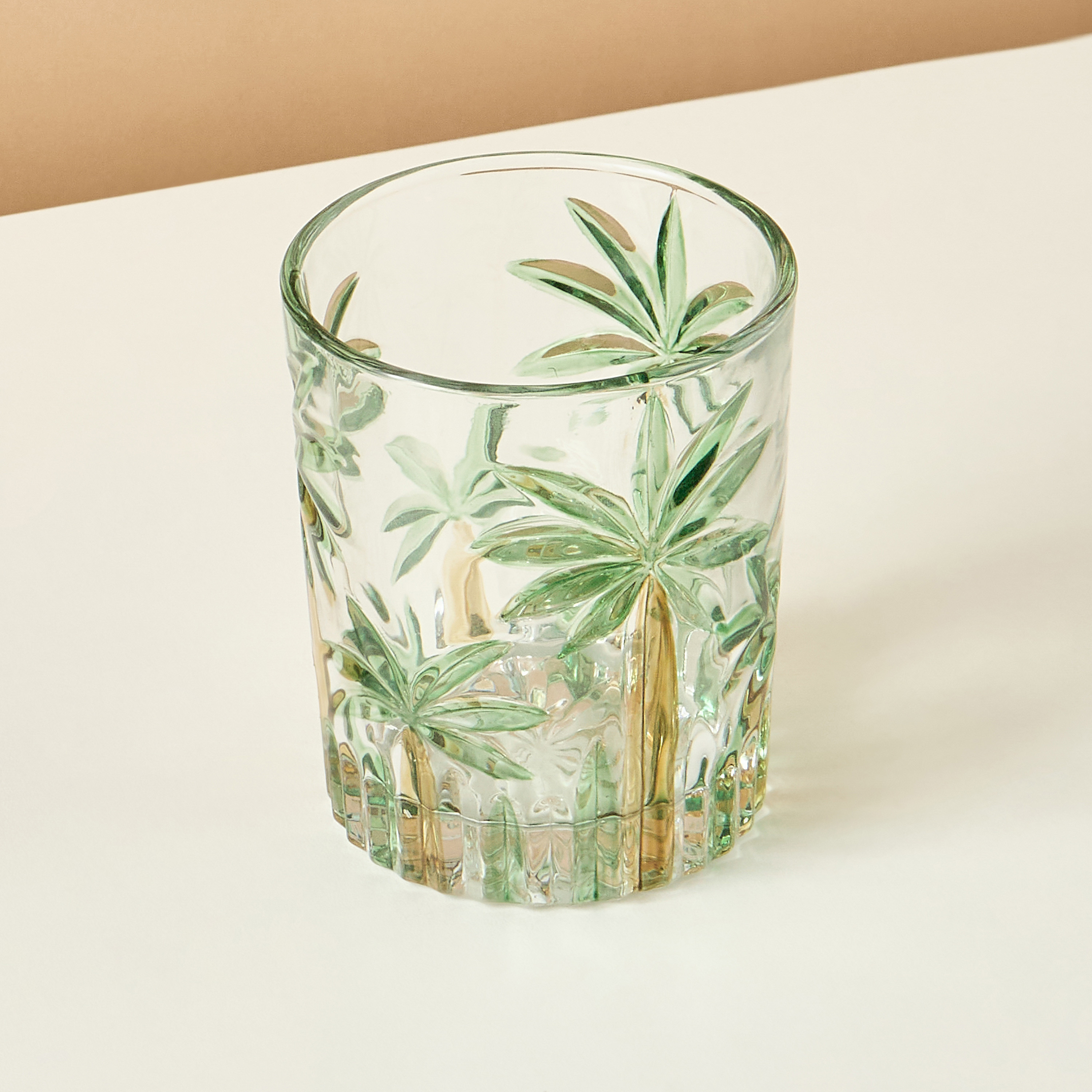 كوب بنقش النخيل-household-dining-glassware-drinkingglasses-image-3