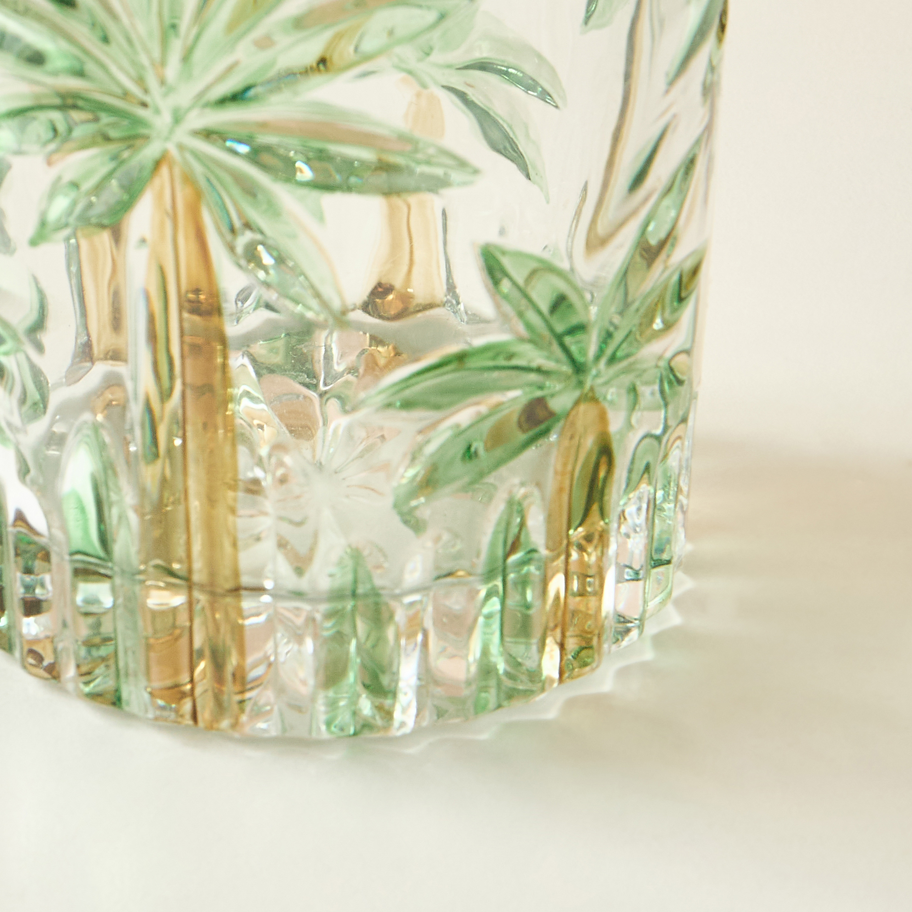 كوب بنقش النخيل-household-dining-glassware-drinkingglasses-image-5