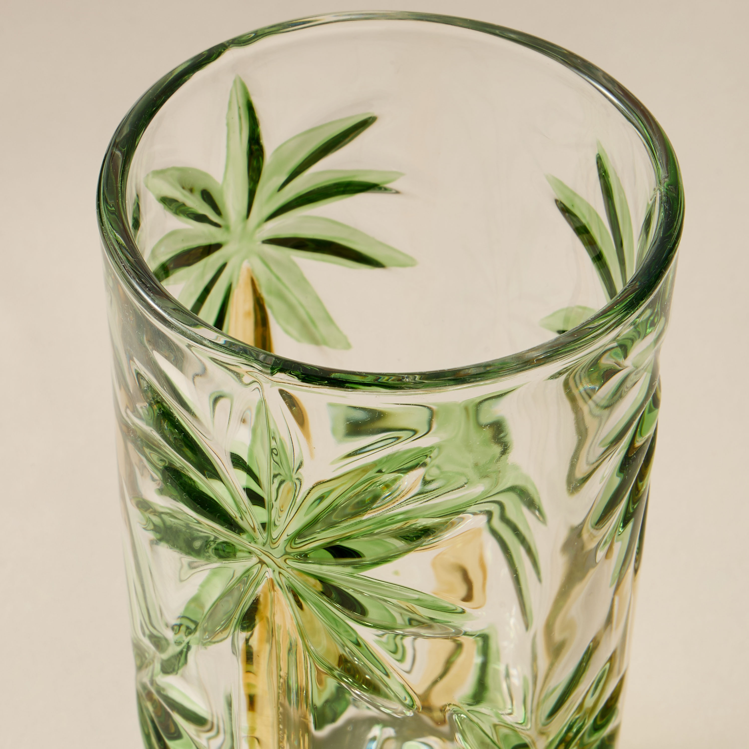 Palm Tree Embossed Highball Glass-CP_BESTPRICE_EXCLUSION-image-3