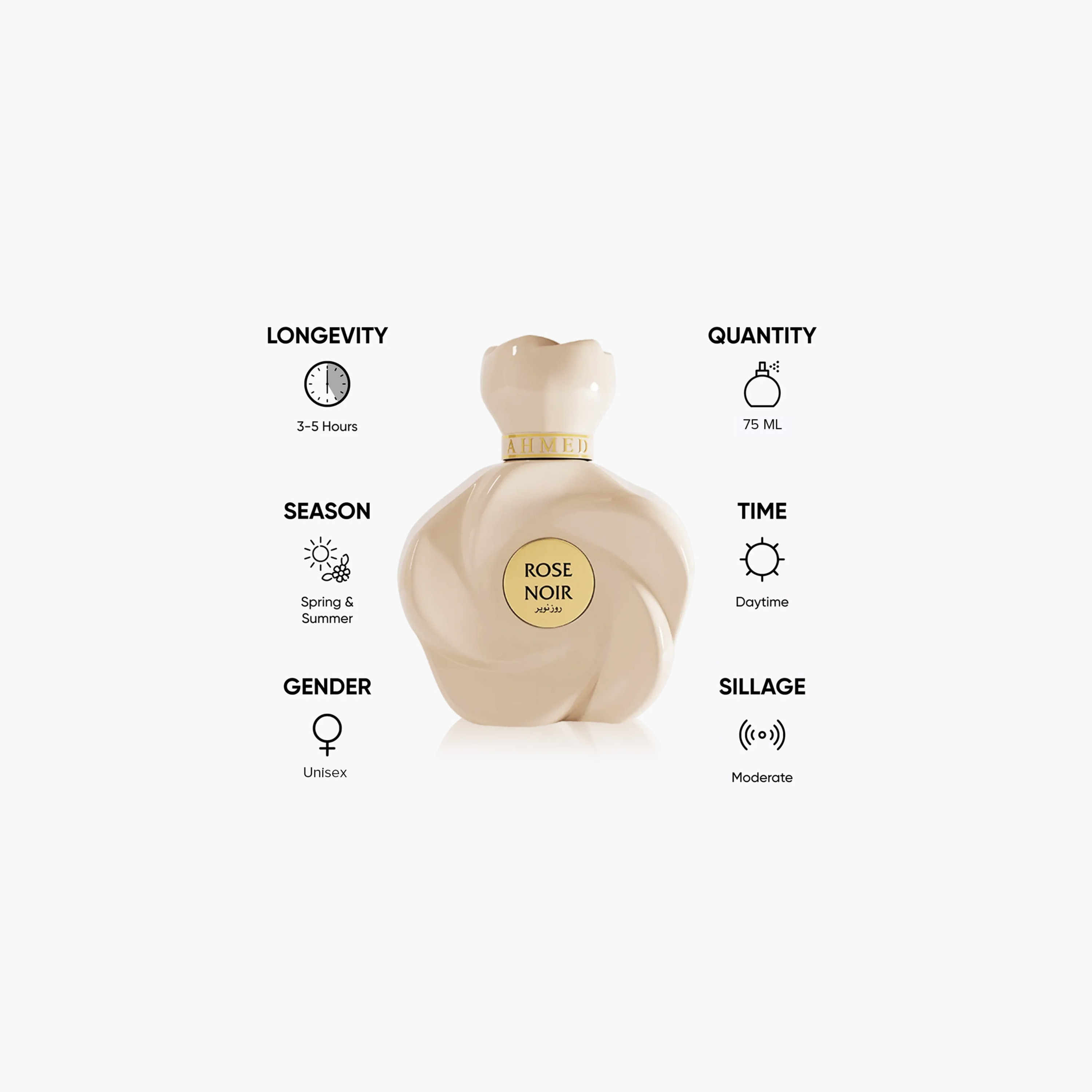 Ahmed Al Maghribi Rose Noir Eau De Parfum - 75 ml-beautyandpersonalcare-fragrance-unisex-image-4