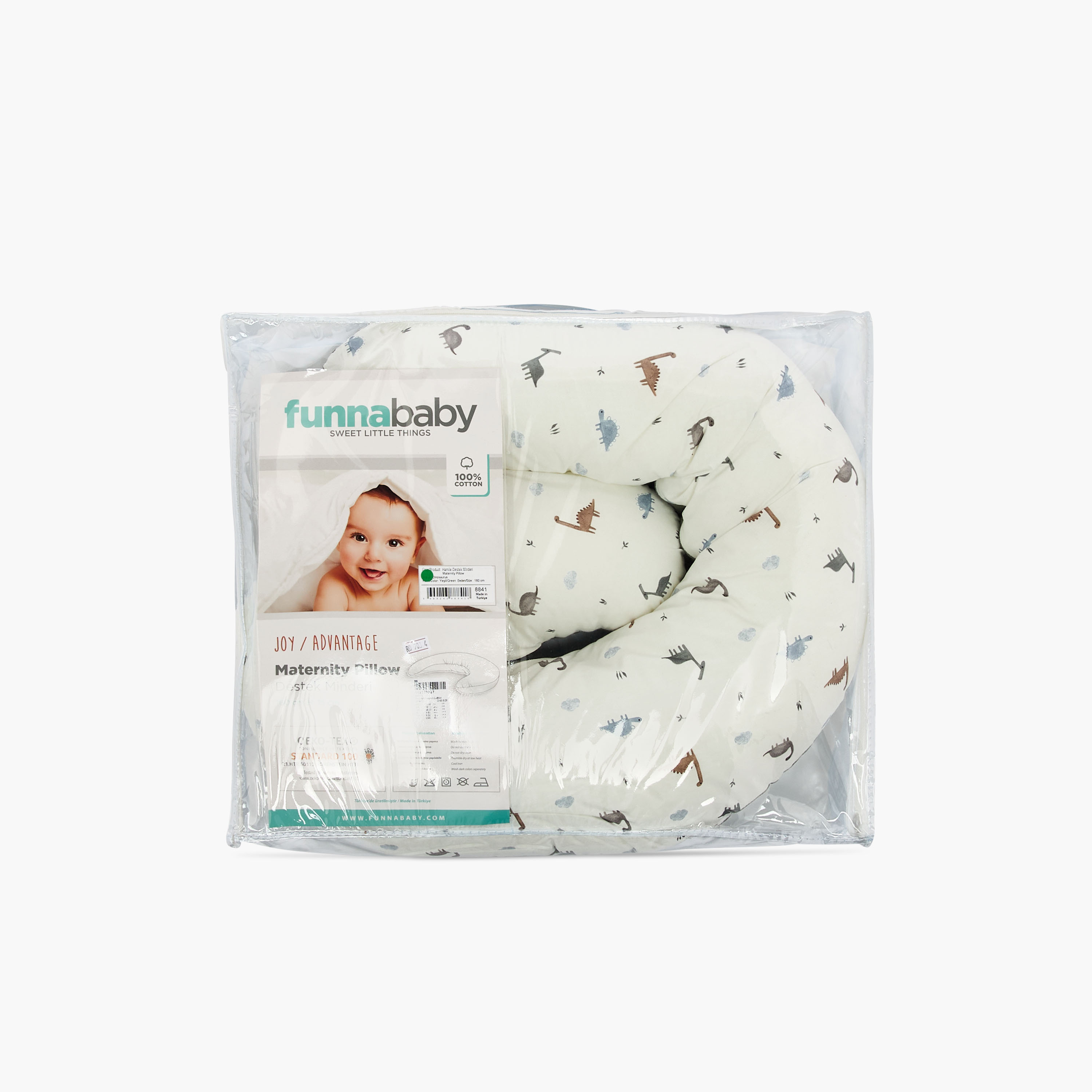 Funnababy Dino Print Maternity Pillow-baby-feeding-breastfeedingandcare-image-6