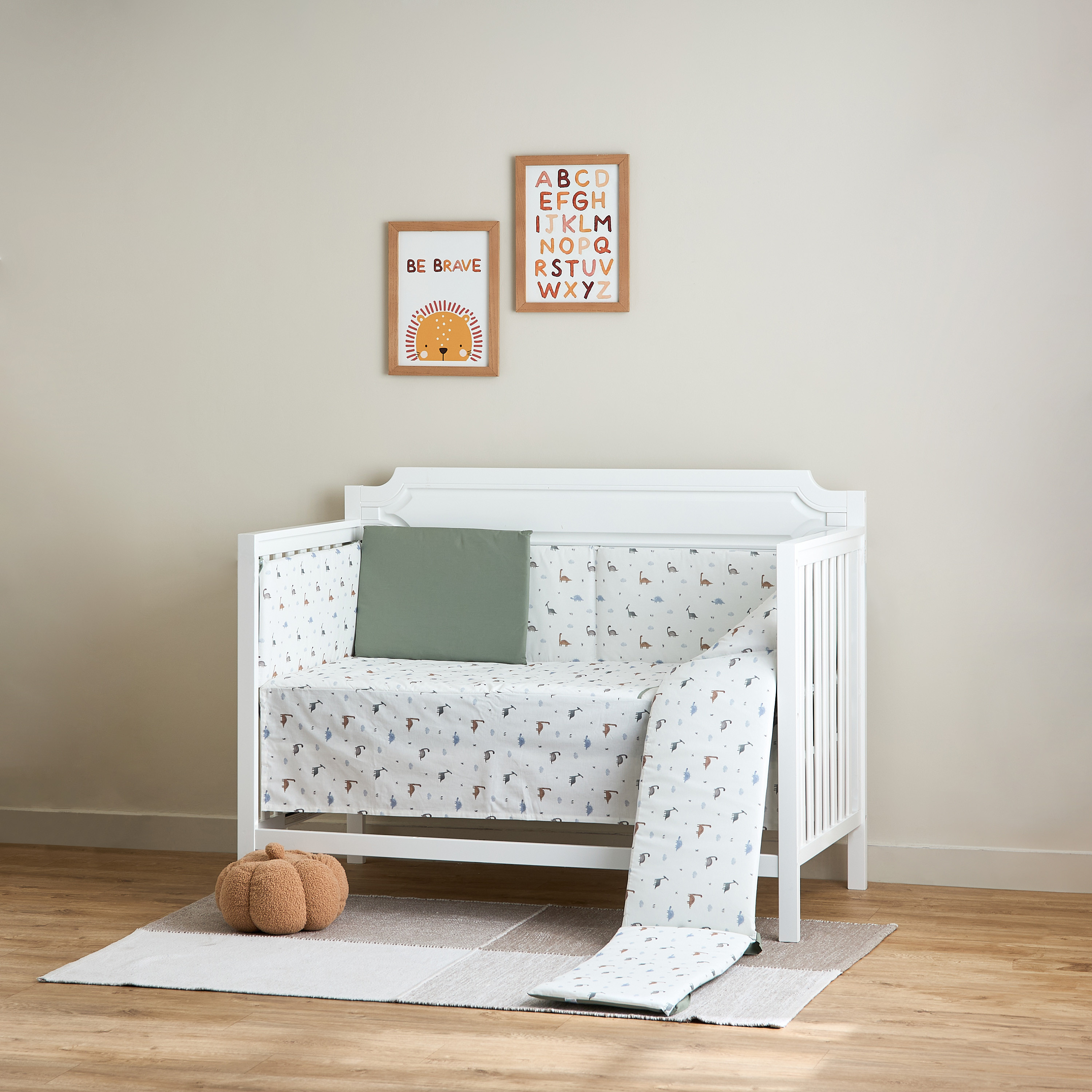 Funnababy 5-Piece Dinosaur Print Bedding Set - 70x130 cm-baby-nursery-babybedding-image-1