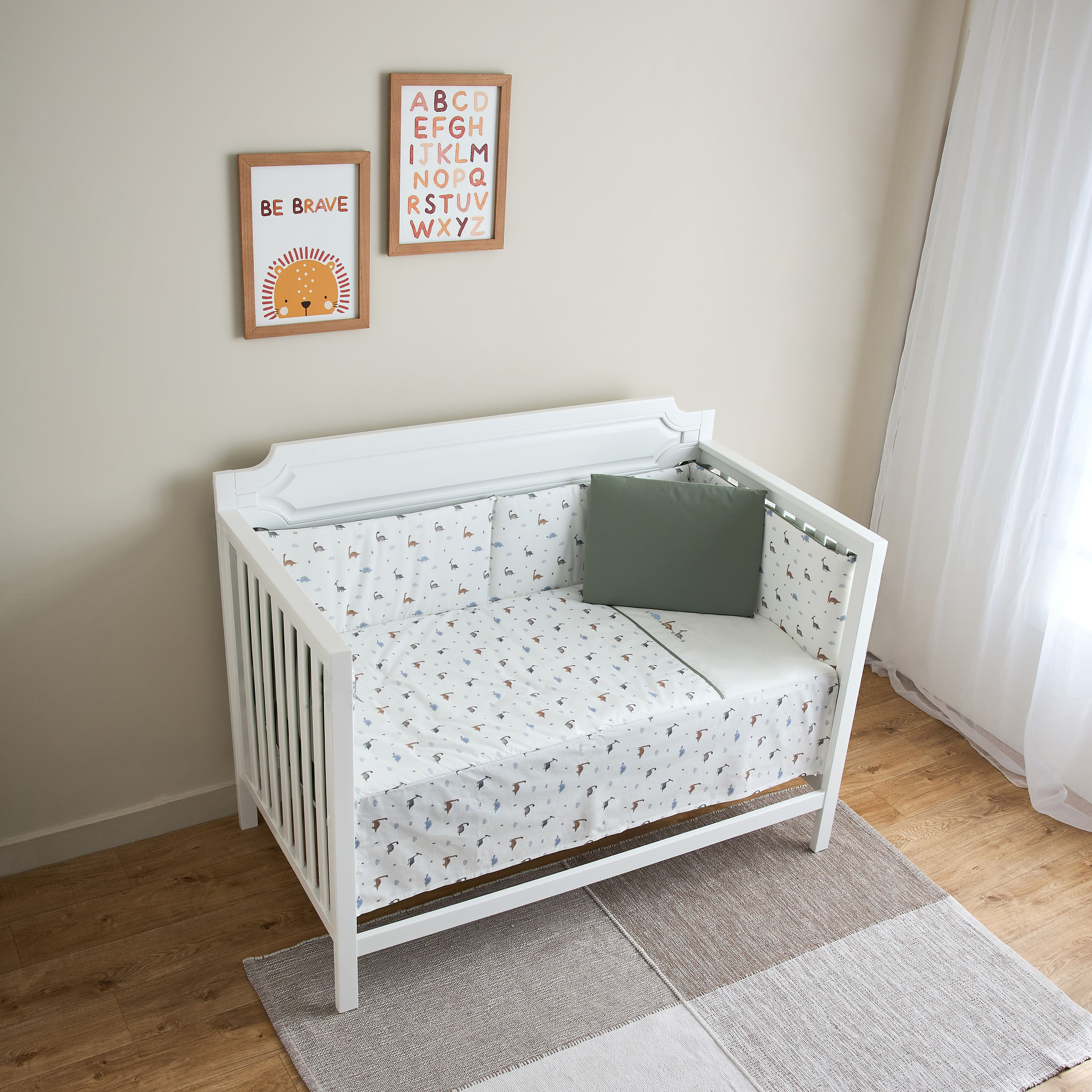 Funnababy 5-Piece Dinosaur Print Bedding Set - 70x130 cm-baby-nursery-babybedding-image-2