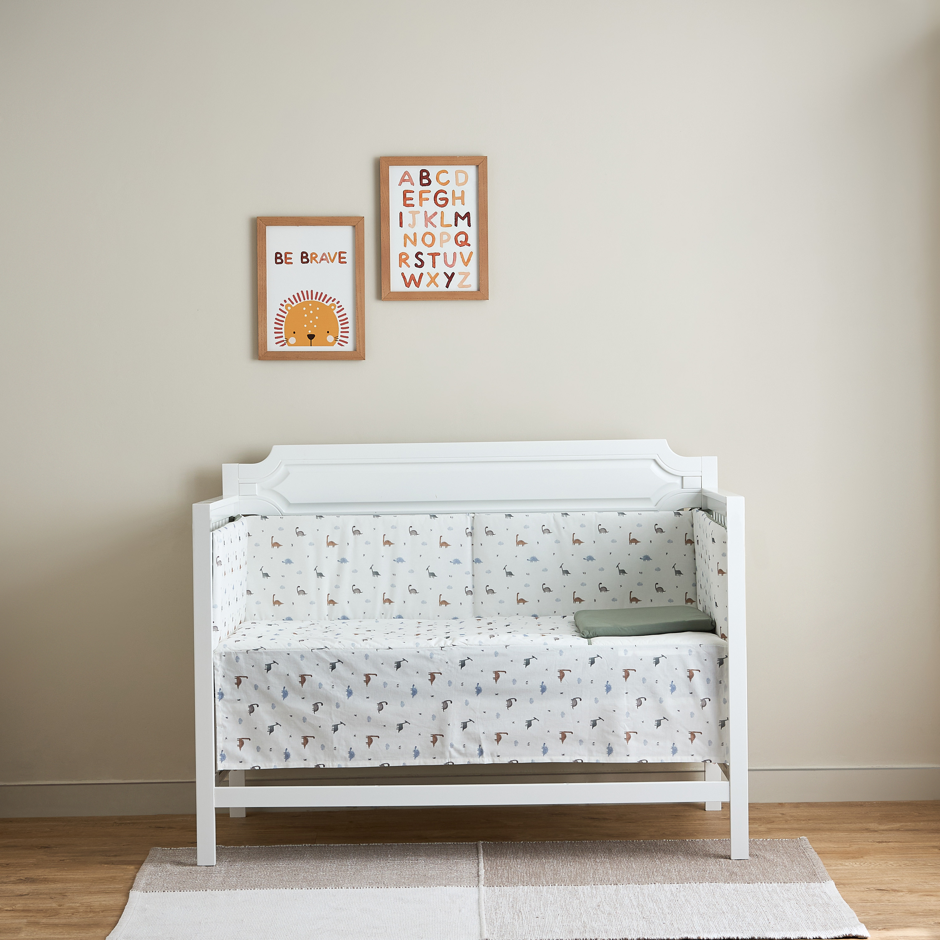 Funnababy 5-Piece Dinosaur Print Bedding Set - 70x130 cm-baby-nursery-babybedding-image-3