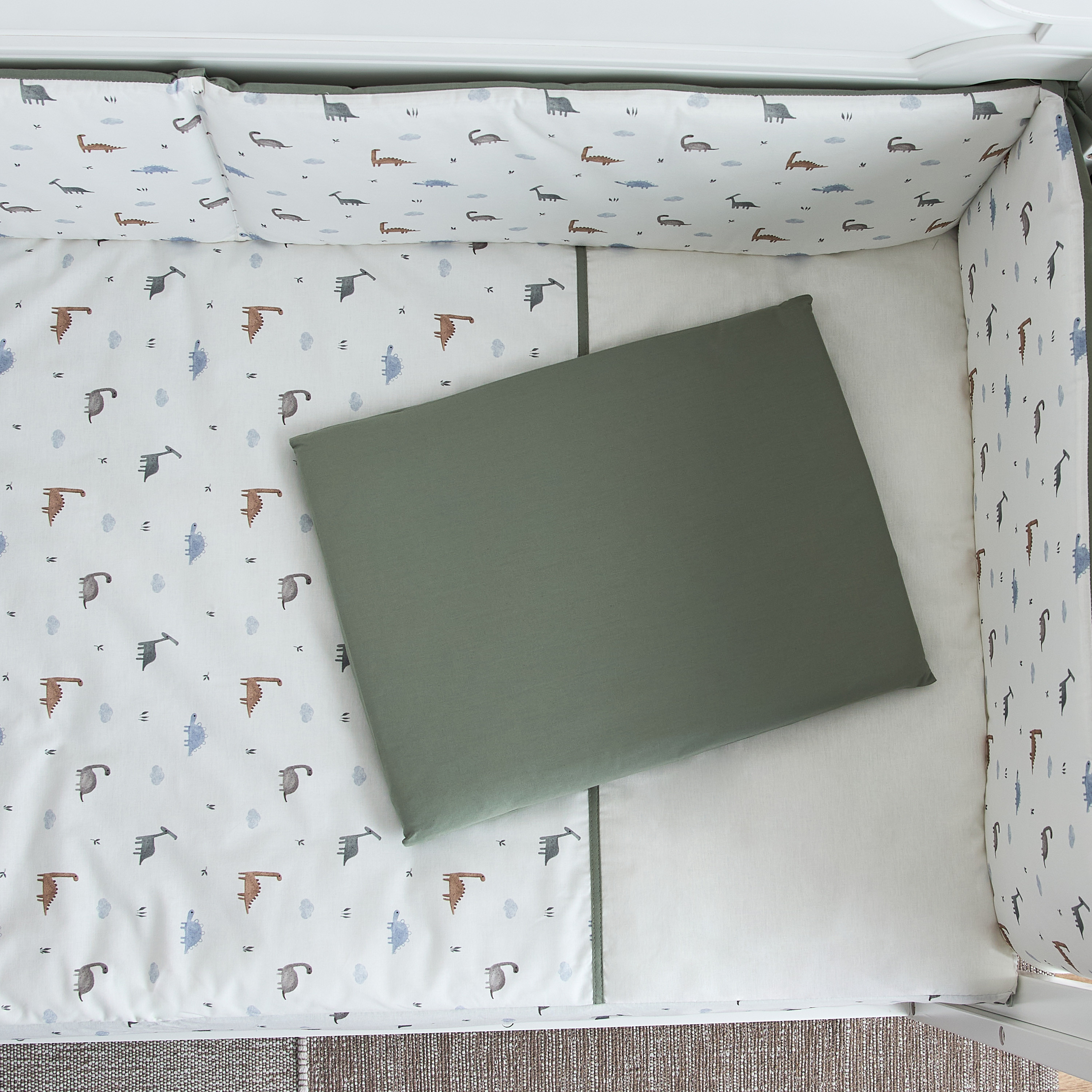 Funnababy 5-Piece Dinosaur Print Bedding Set - 70x130 cm-baby-nursery-babybedding-image-8