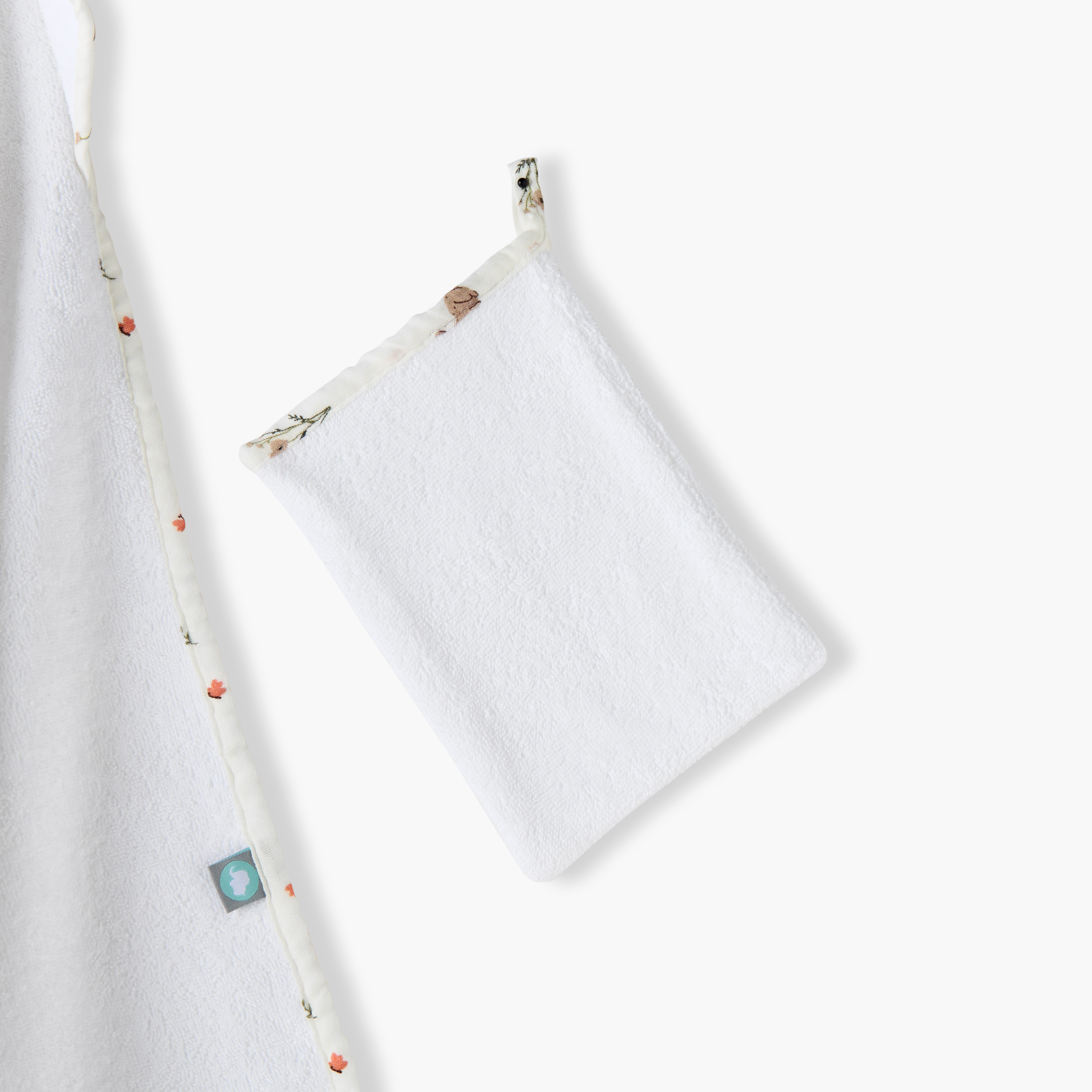 طقم منشفة بقبعة بتطريز بوني بقبعة ومنشفة وجه من فنانابيبي-baby-bathandcare-towels-image-4
