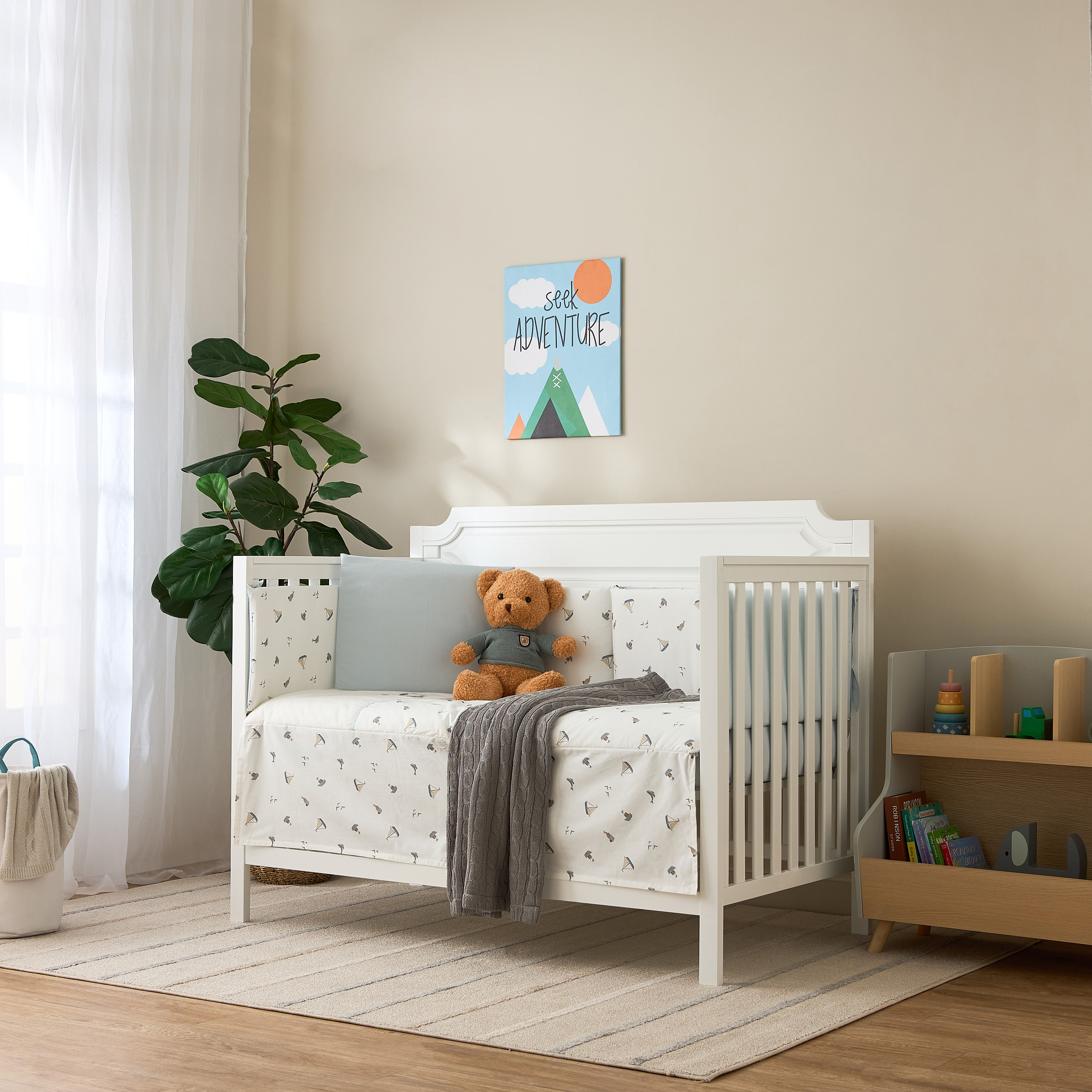 Funnababy 5-Piece Printed Bedding Set - 70x130 cm-baby-nursery-babybedding-image-12