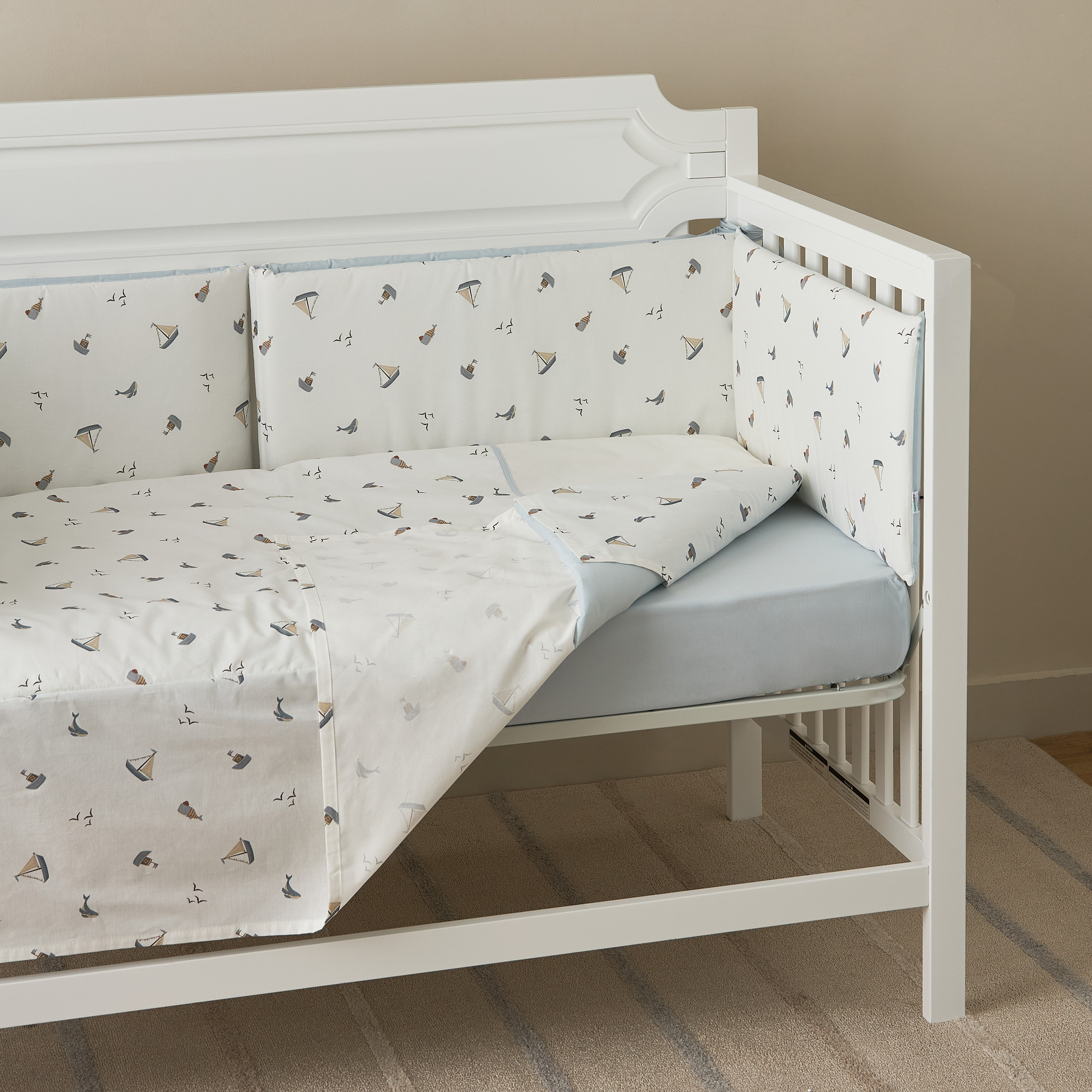 Funnababy 5-Piece Printed Bedding Set - 70x130 cm-baby-nursery-babybedding-image-4