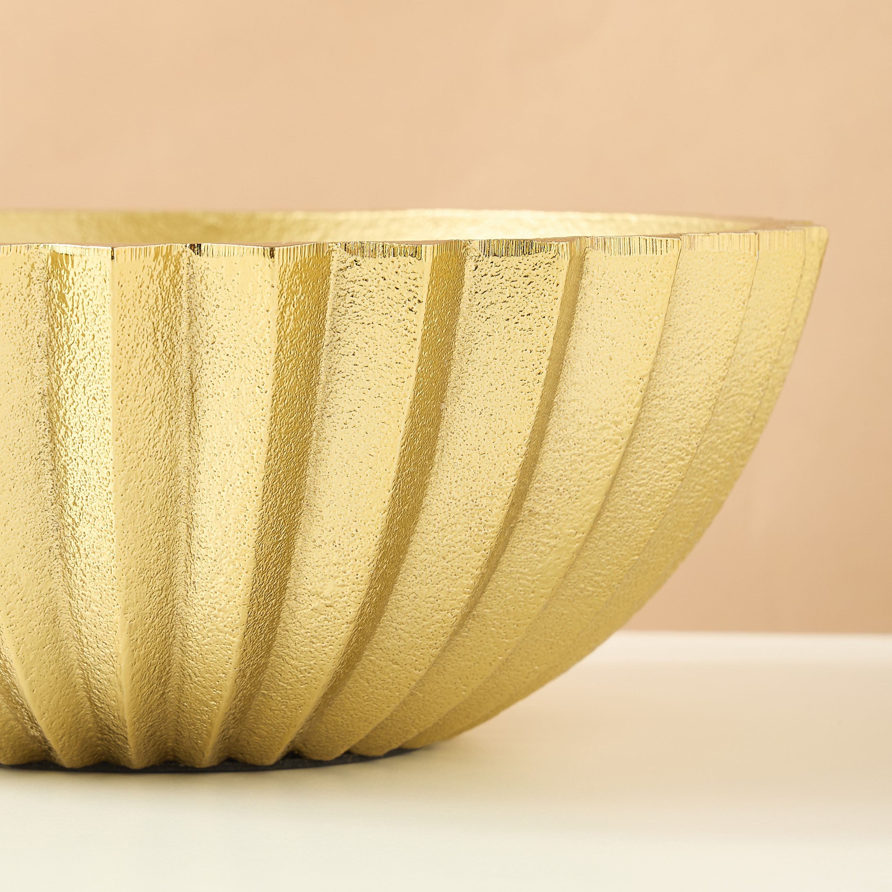 Gia Como Aluminium Decorative Bowl - 20x20x7 cms-household-decor-vasesandbowls-image-5