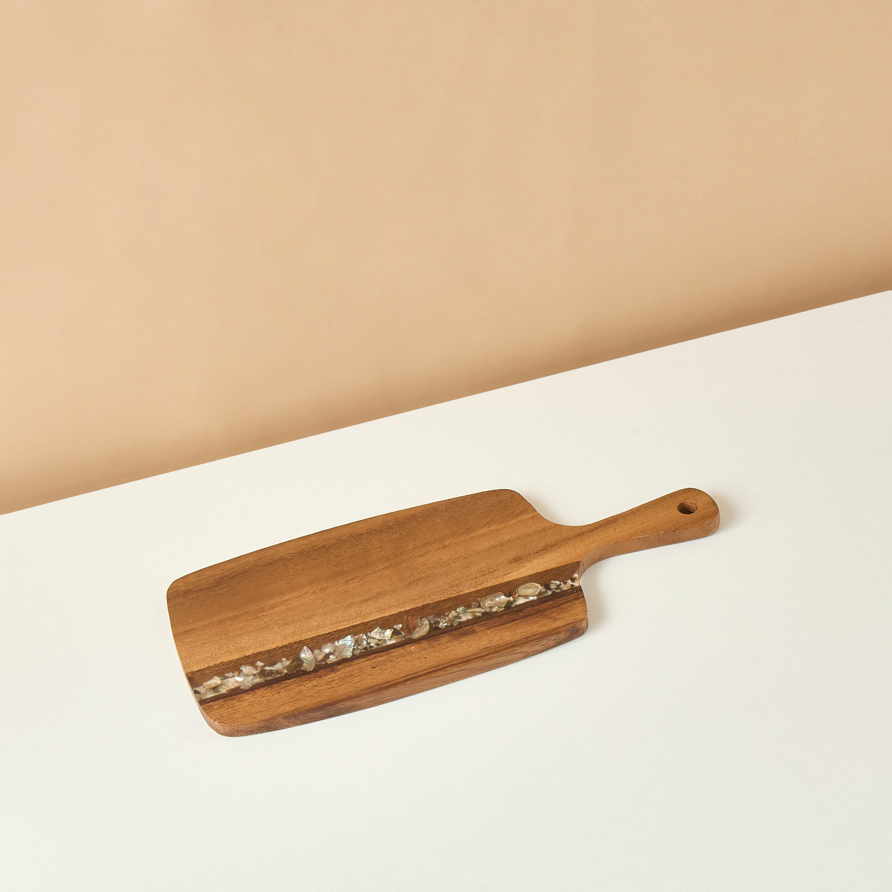 Resin Embellished Acacia Wood Serving Board - 41x18 cms-household-dining-serveware-servingtrays-image-3