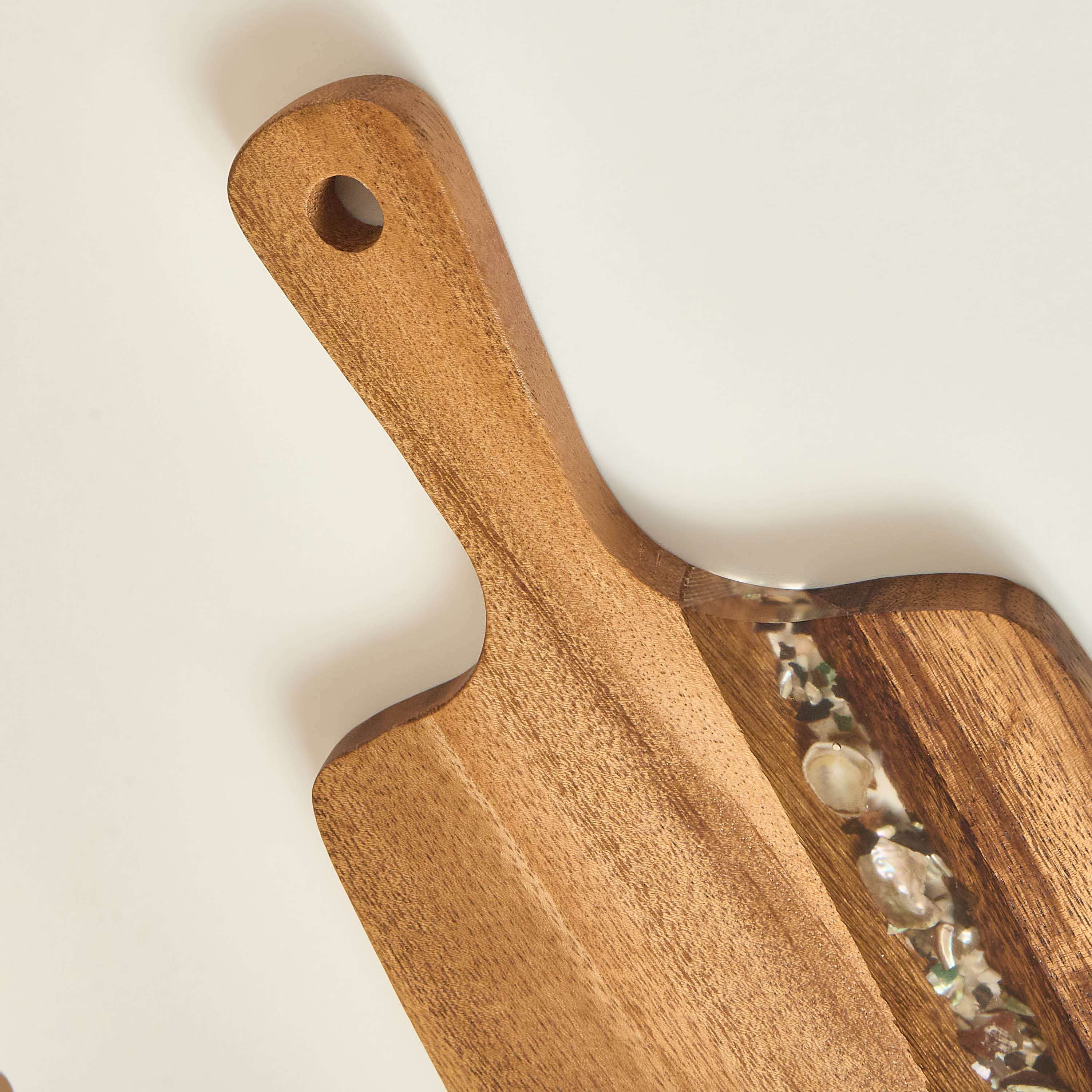 Resin Embellished Acacia Wood Serving Board - 41x18 cms-household-dining-serveware-servingtrays-image-4