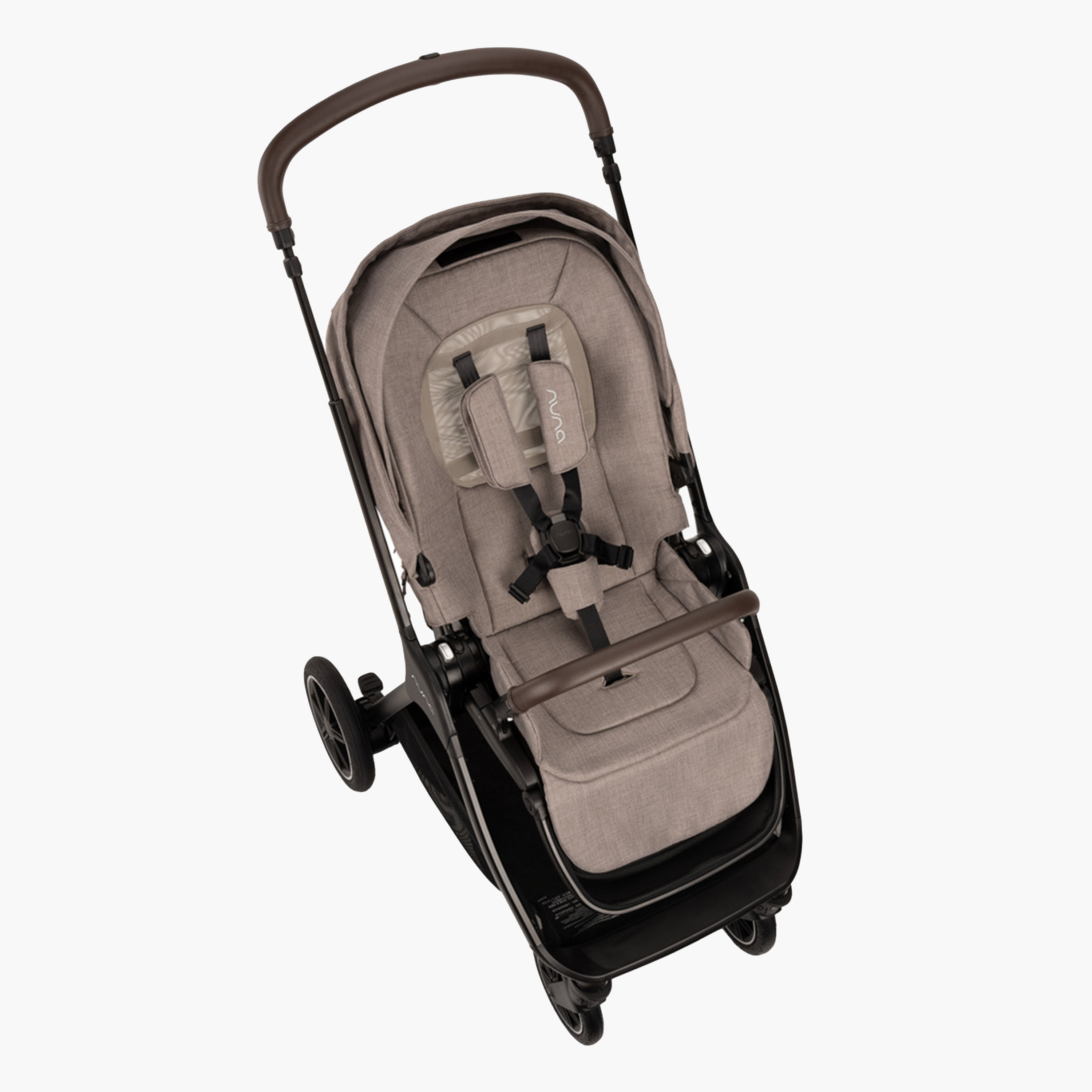 Nuna Triv Next Full Size Stroller with One Touch Folding, Wheel Lock and Compact Pushchair Weights-baby-gear-strollersandprams-strollers-image-2