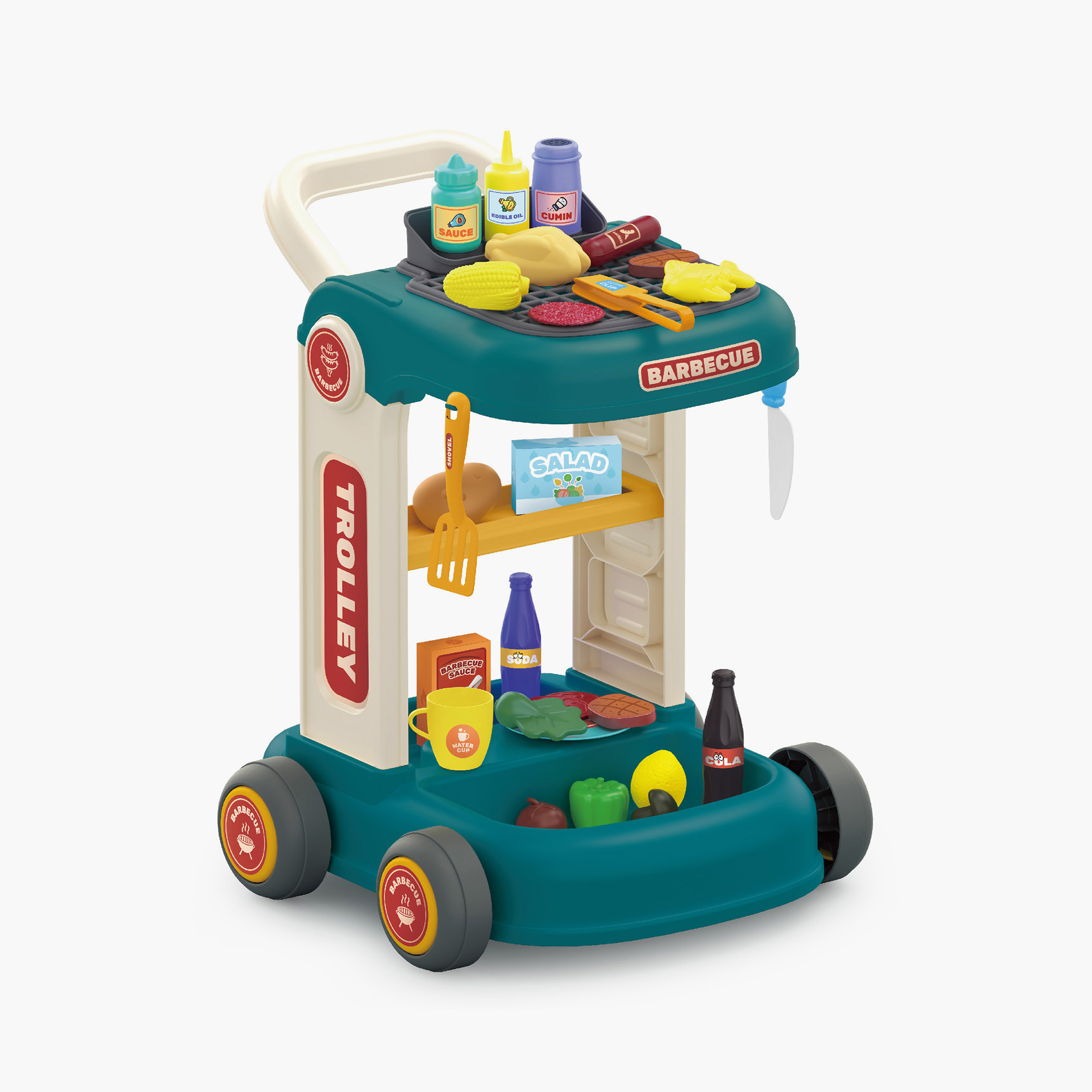 مجموعة لعب عربة أدوات المائدة من جونيورز-toys-roleplay-kitchensets-image-1