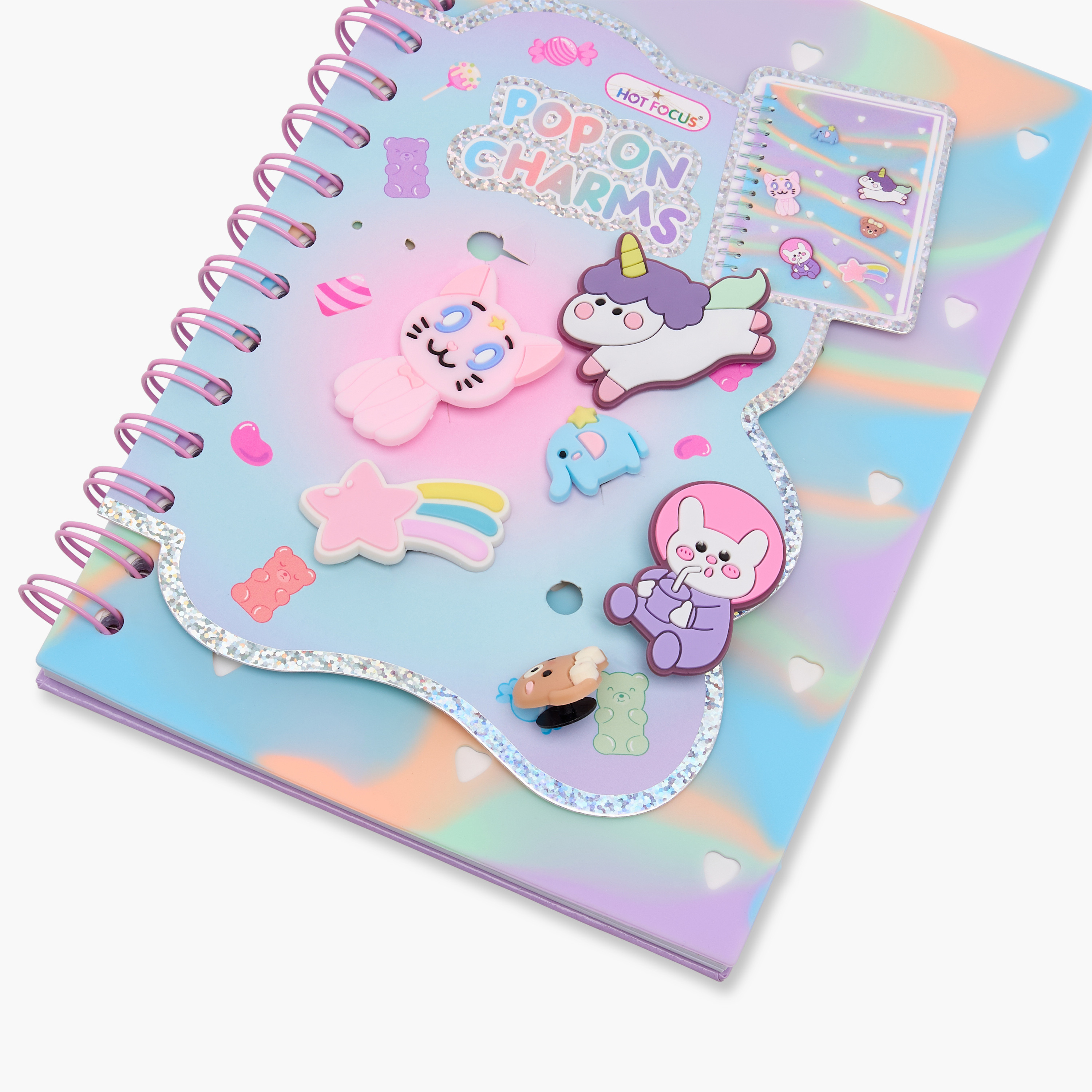 Hot Focus Pop On Charms Stationery Set-school-stationery-sets-image-3