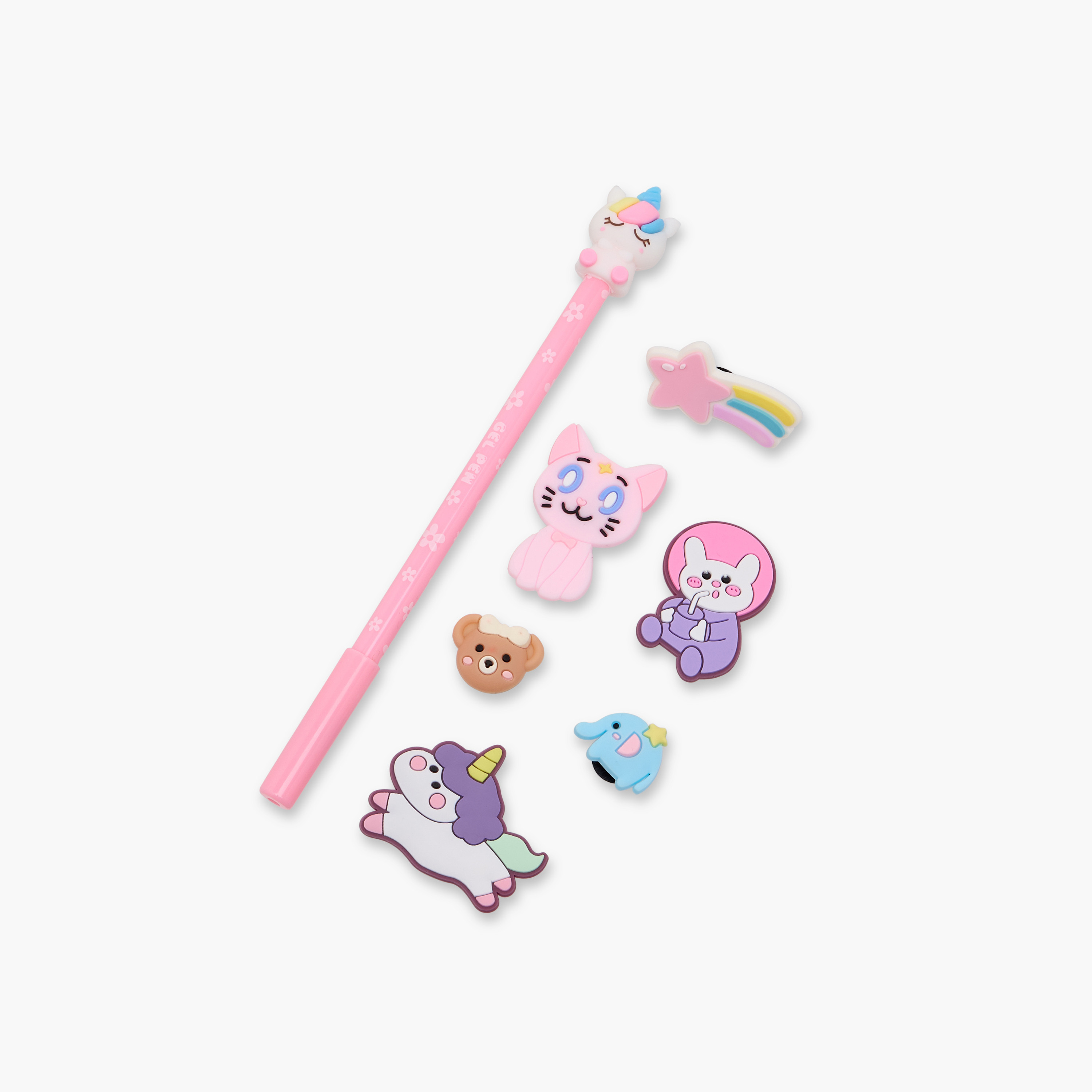Hot Focus Pop On Charms Stationery Set-school-stationery-sets-image-5