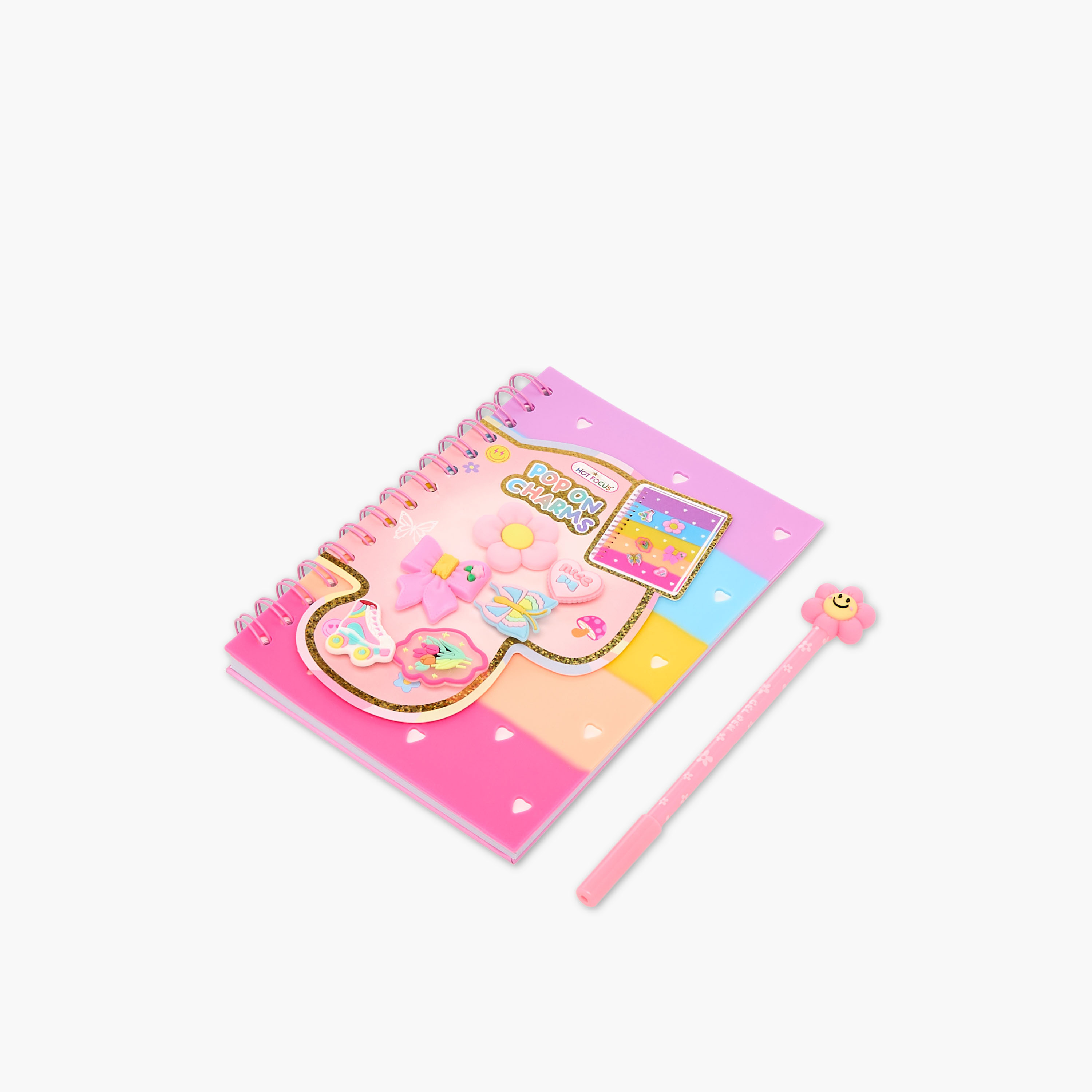 Hot Focus Pop on Charms Journal Set-school-stationery-sets-image-1