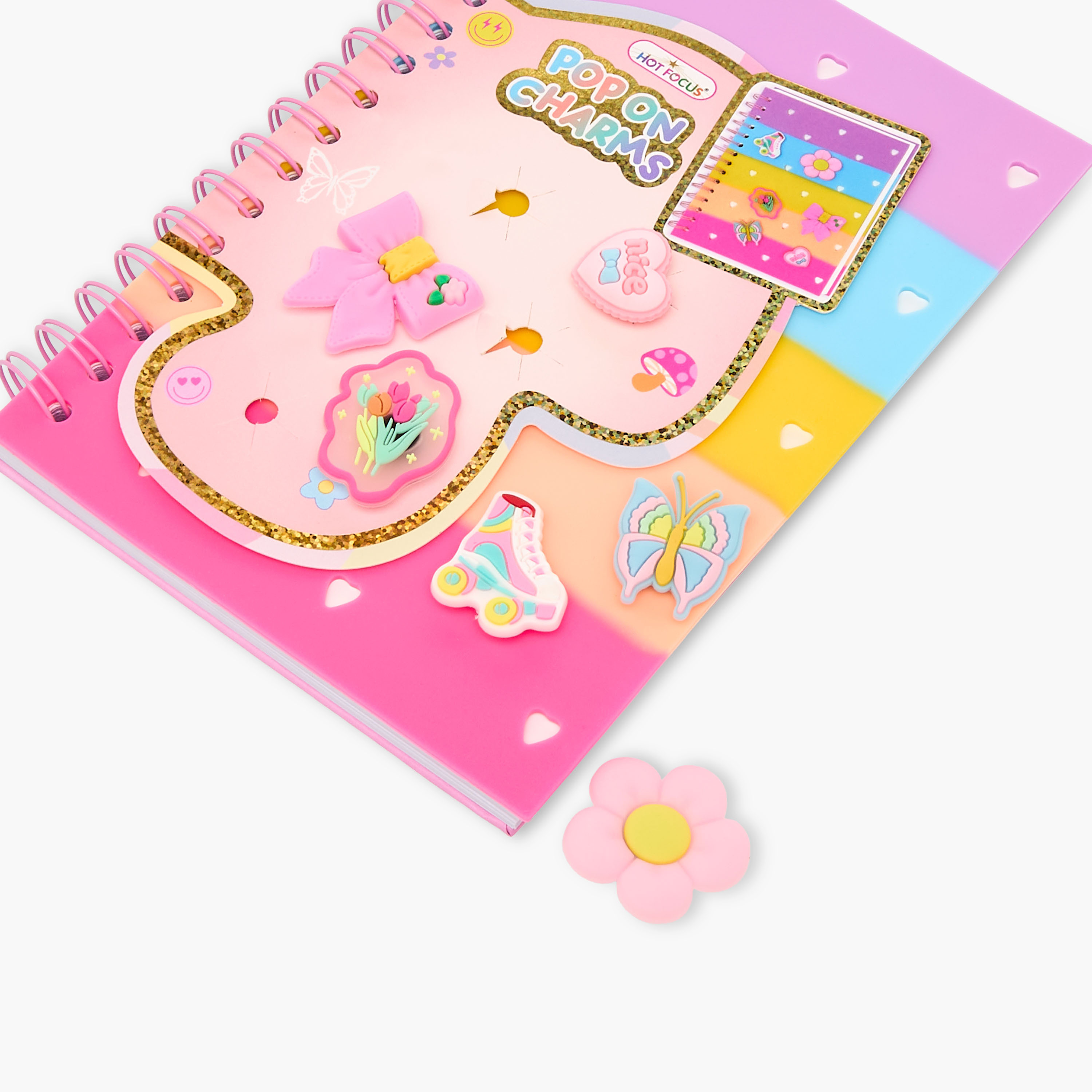 Hot Focus Pop on Charms Journal Set-school-stationery-sets-image-2