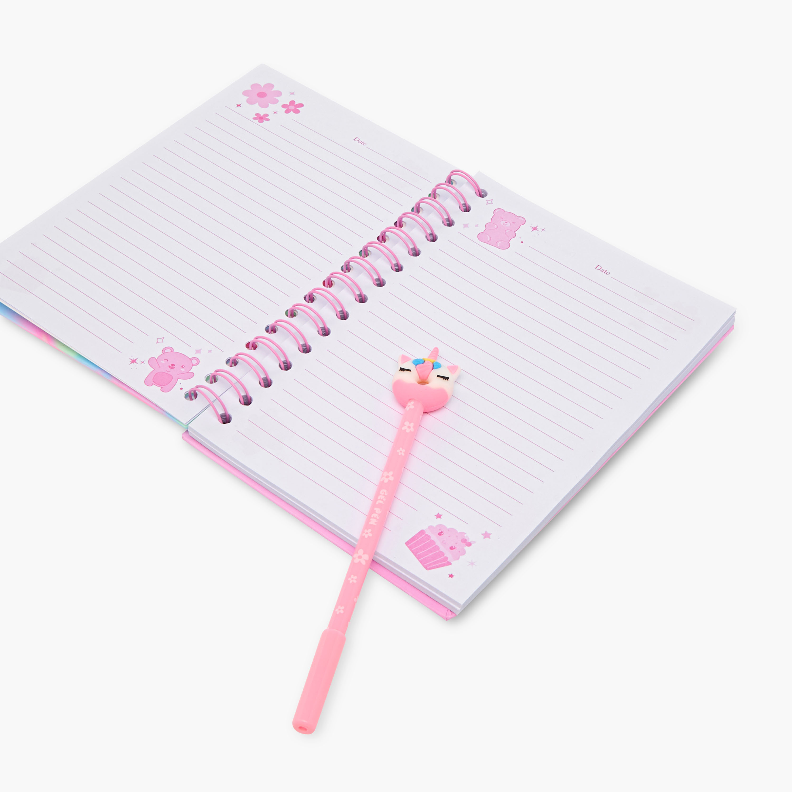 مجموعة دفتر يوميات مع حليات قابلة للتثبيت من هوت فوكس-school-stationery-sets-image-3