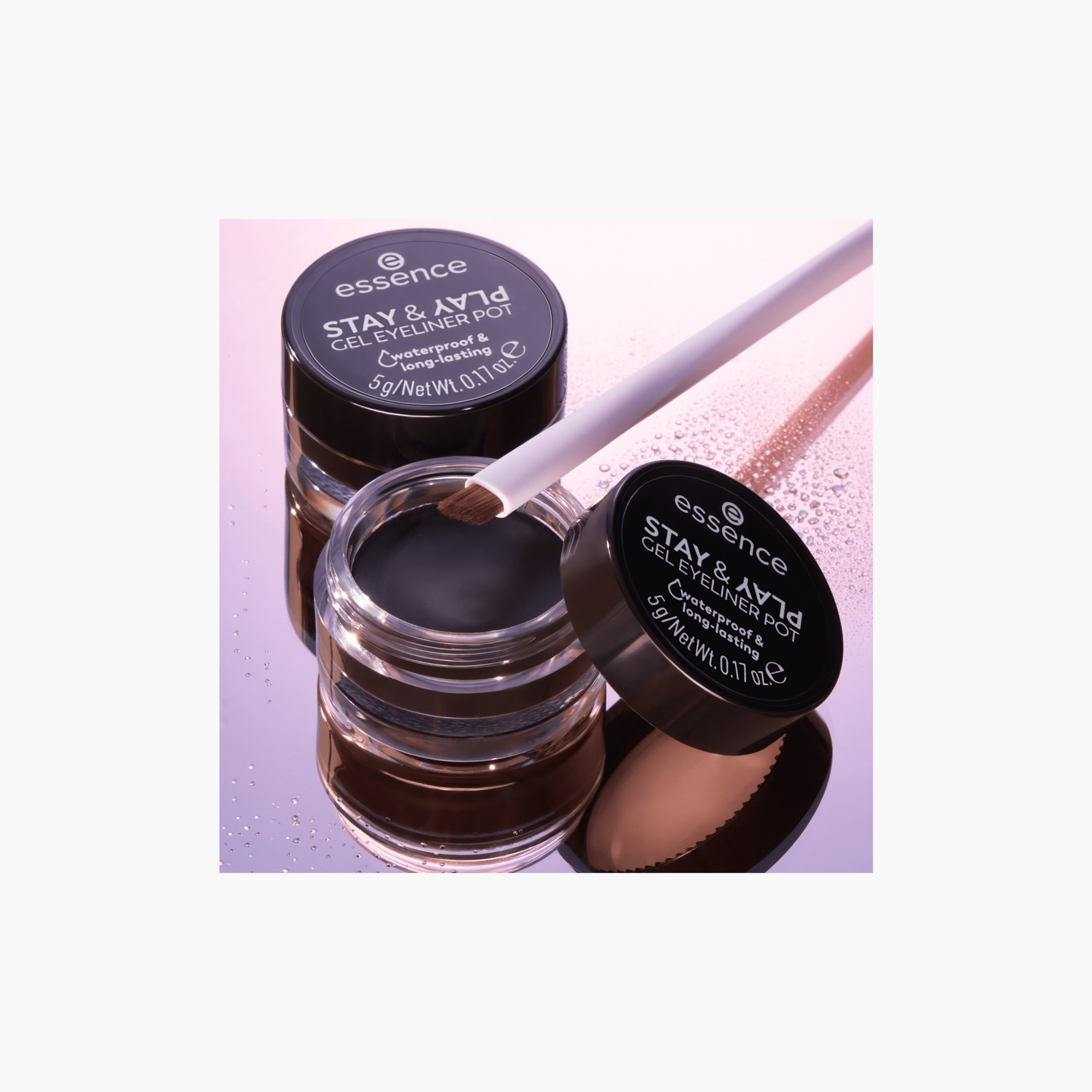Essence Stay and Play Waterproof Gel Eyeliner Pot - 5 gms-beautyandpersonalcare-makeup-eyes-eyeliners-image-4