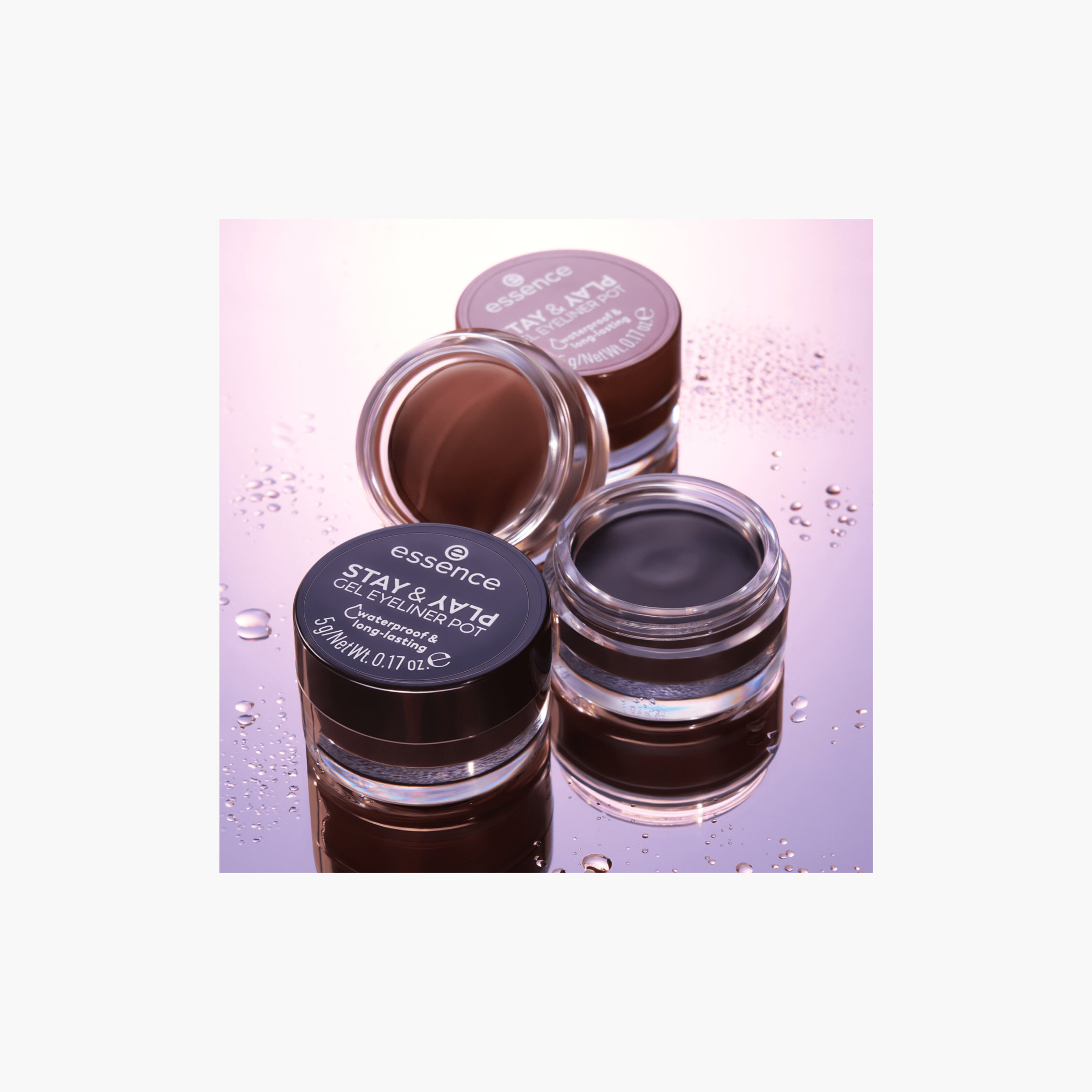 Essence Stay and Play Waterproof Gel Eyeliner Pot - 5 gms-beautyandpersonalcare-makeup-eyes-eyeliners-image-3