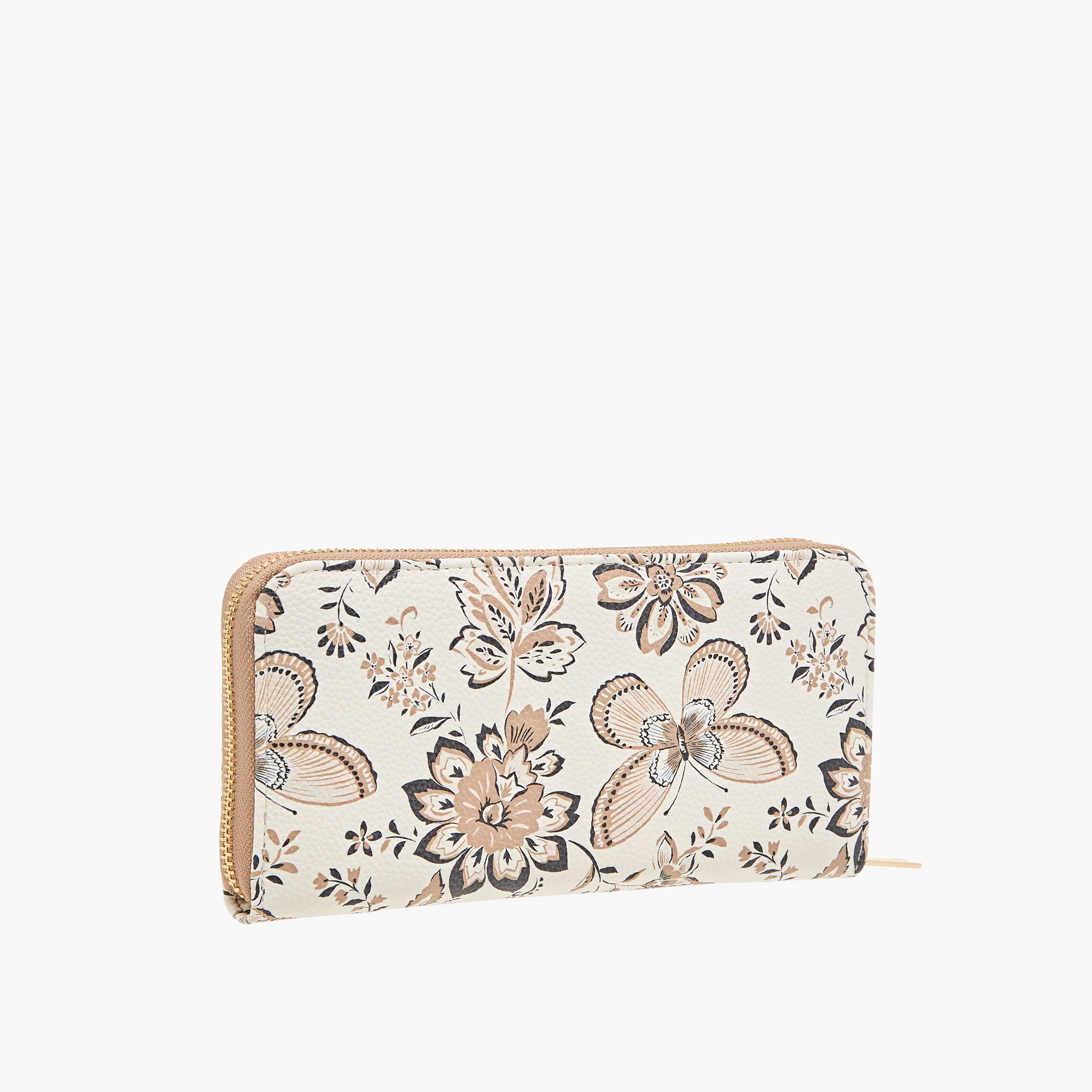 محفظة بسحّاب إغلاق وطبعات زهور من إيل-women-bagsandwallets-wallets-image-2