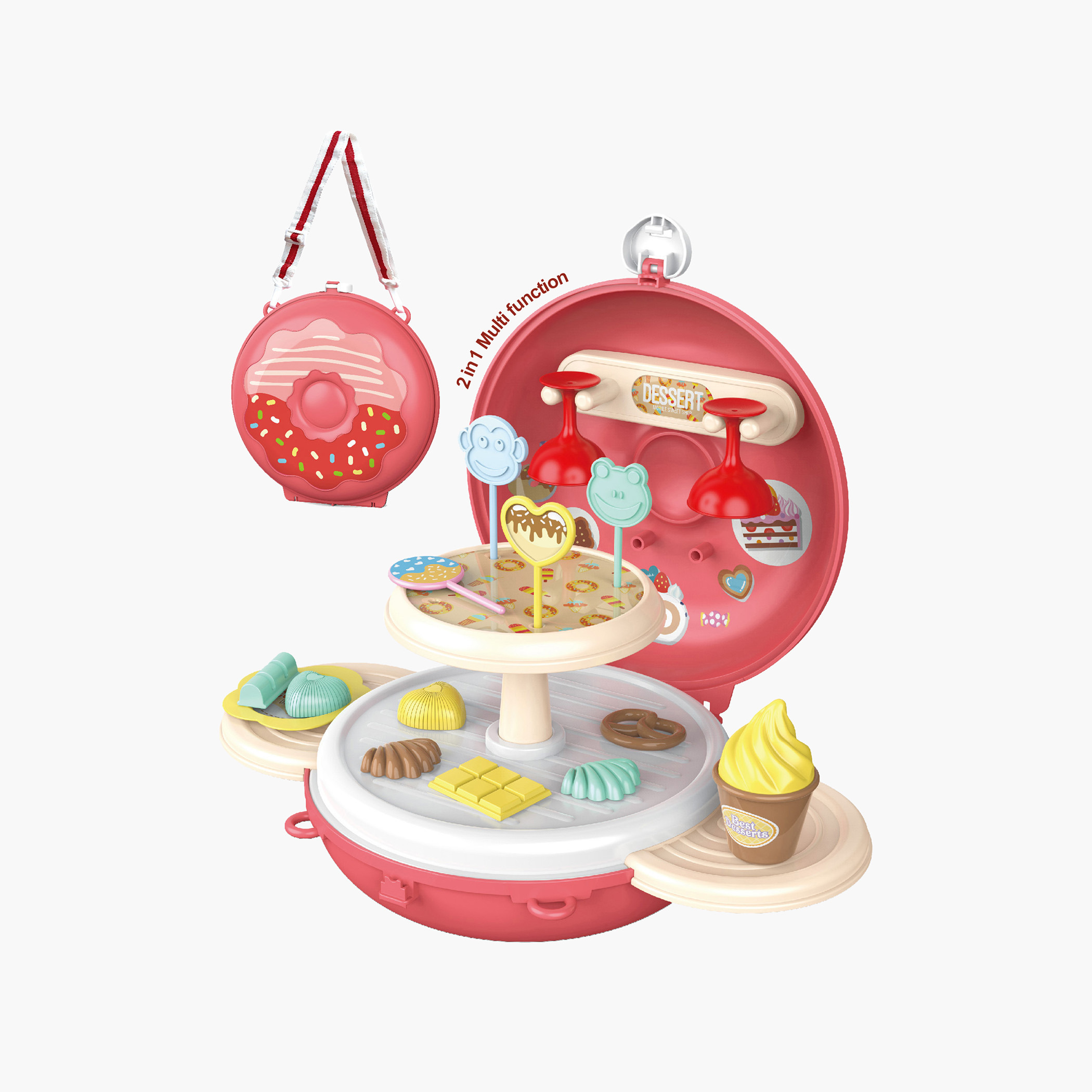 مجموعة ألعاب محل حلويات 2 في 1 من جونيورز-toys-roleplay-playfoods-image-1