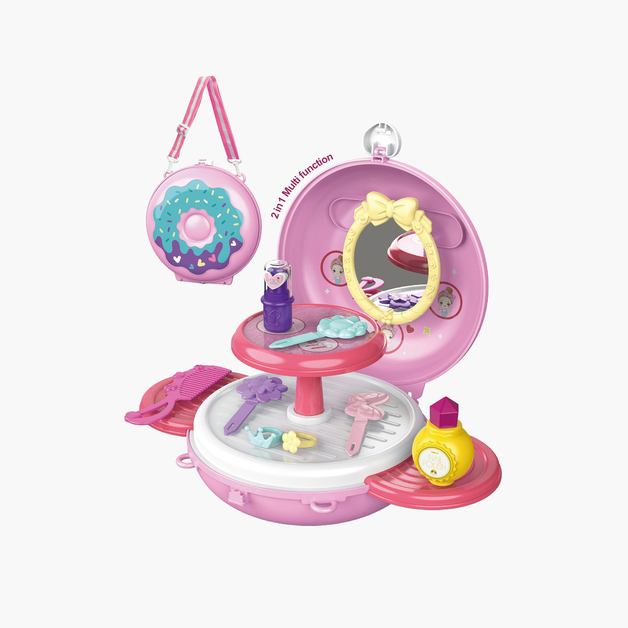مجموعة لعب أدوات التجميل 2 في 1 من جونيورز-toys-roleplay-makeupandcosmeticsets-image-1