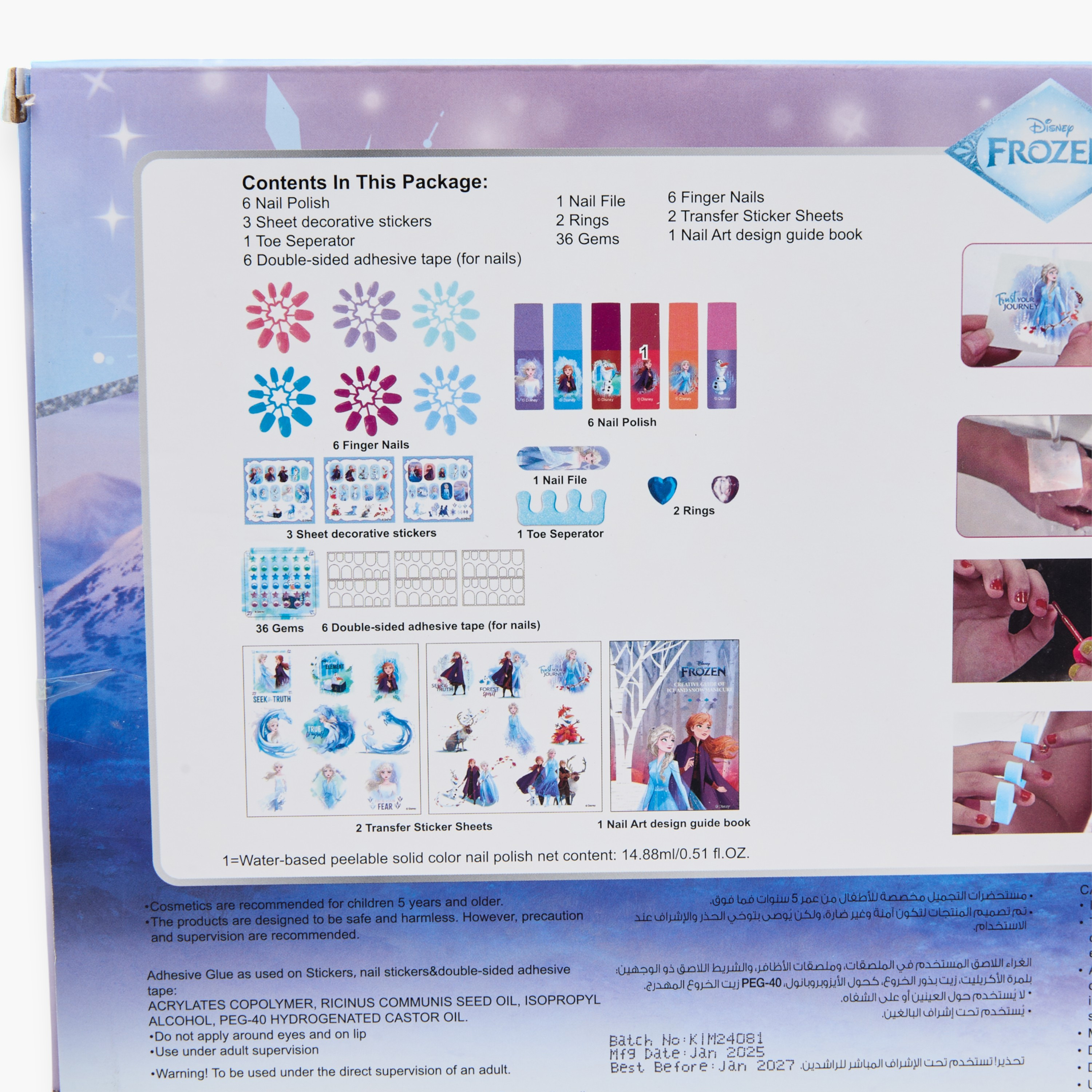 Frozen Creative Nail Art Transfer Sticker Playset-toys-roleplay-makeupandcosmeticsets-image-10