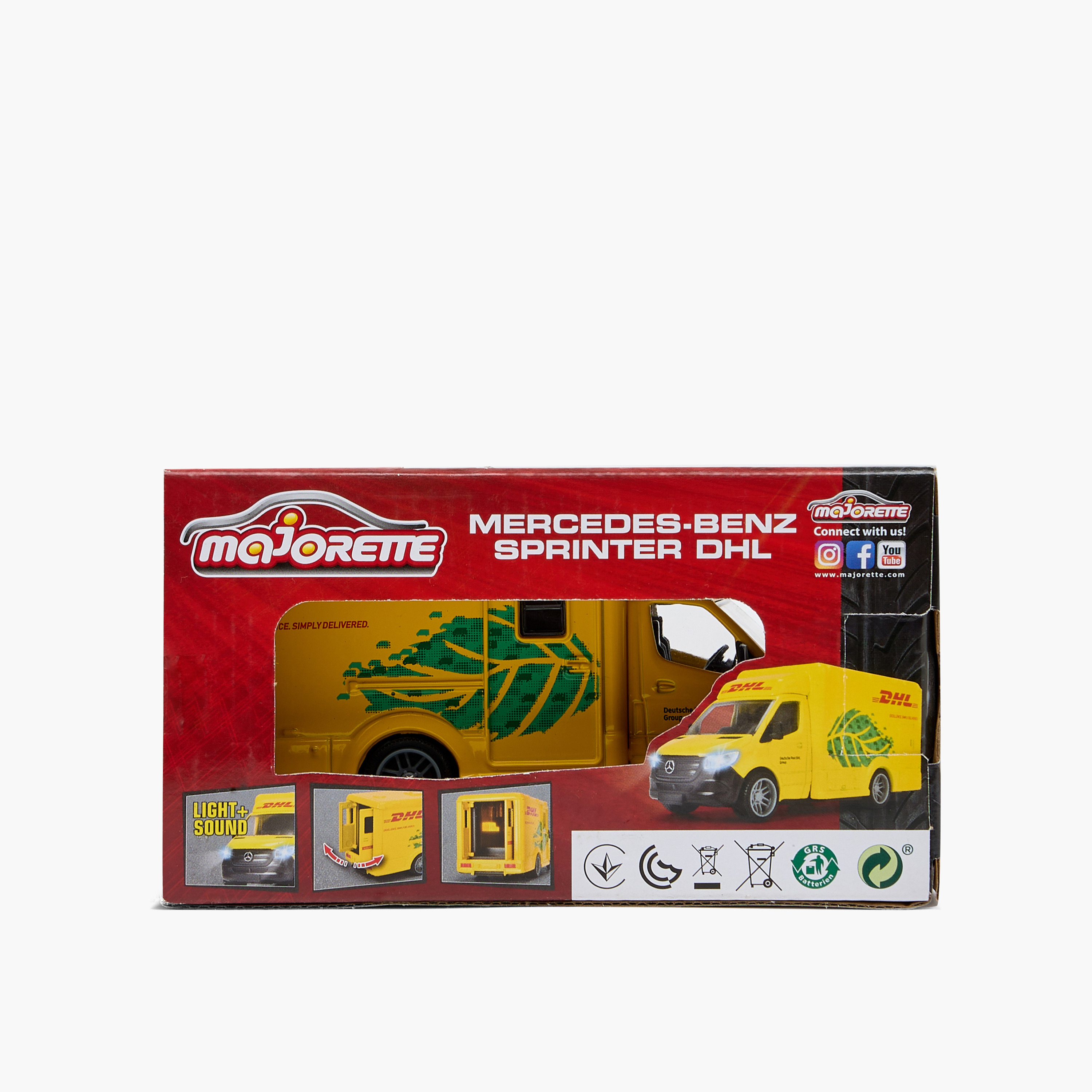 سيارة توصيل مرسيدس بنز سبرينتر دي إتش إل للأطفال من ماجوريت-toys-playvehicles-cars-image-9
