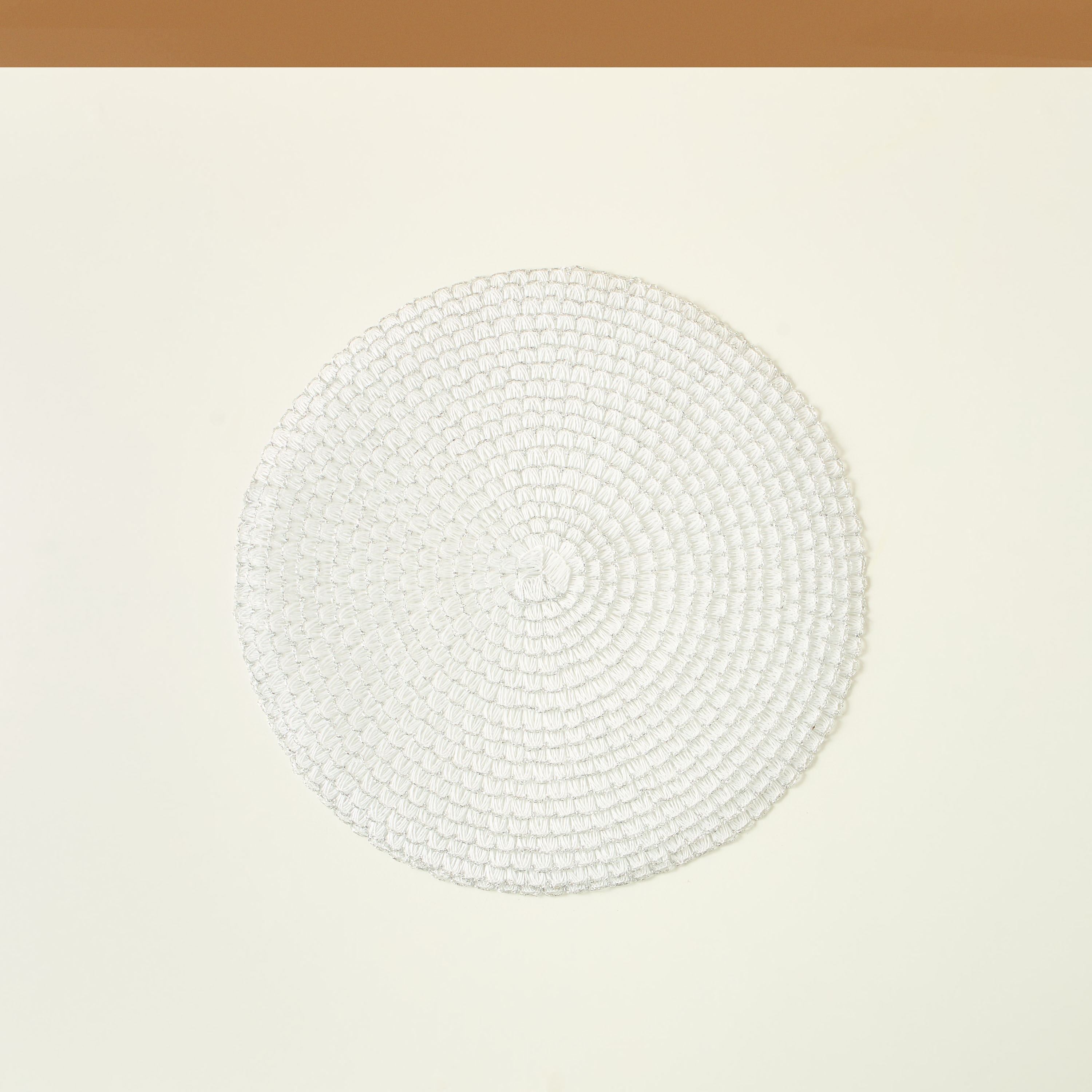 Textured 2-Piece Round Placemat Set - 38 cms-household-dining-tablelinen-placemats-image-3