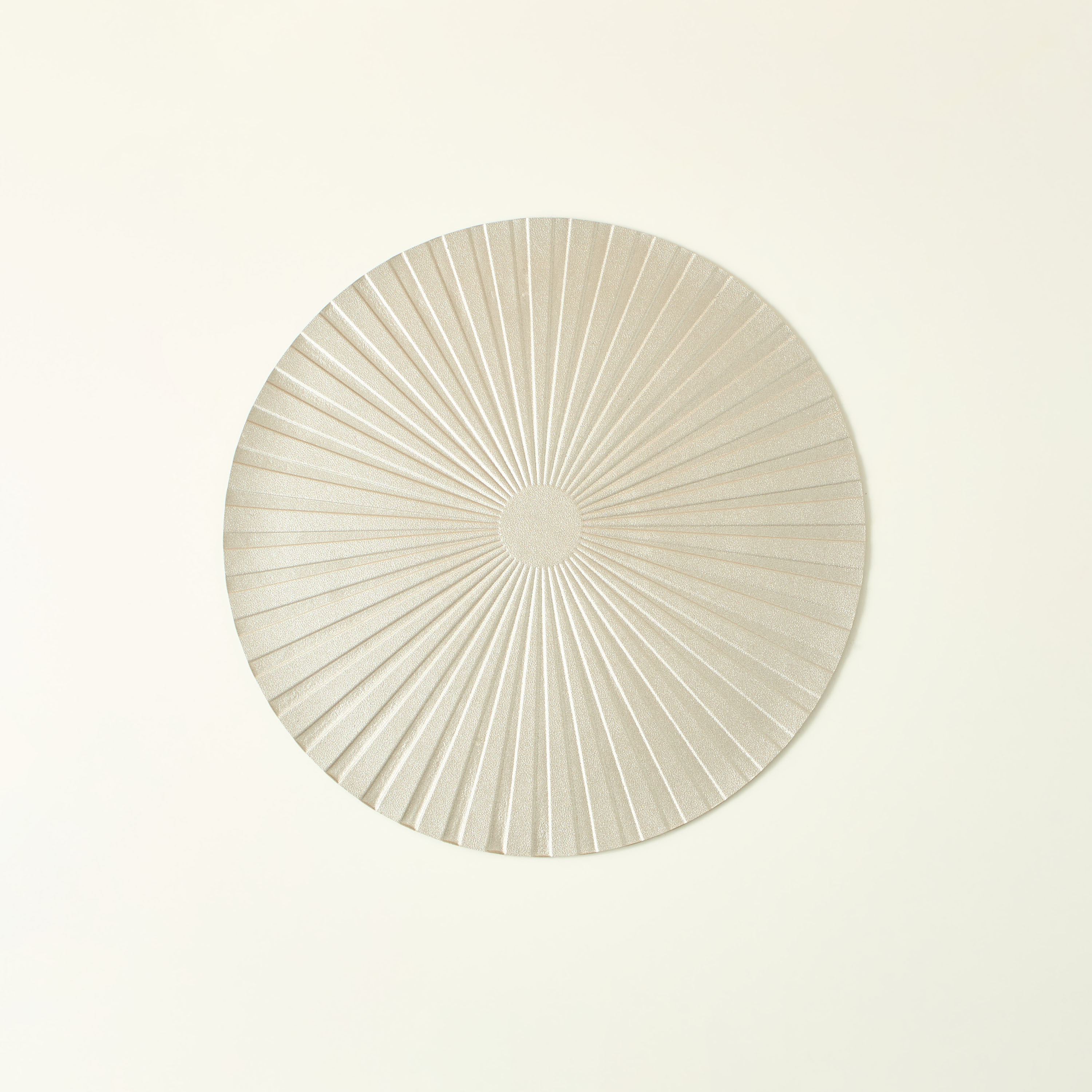 Sun Burst Embossed Faux Leather Placemat - 38 cms-household-dining-tablelinen-placemats-image-2