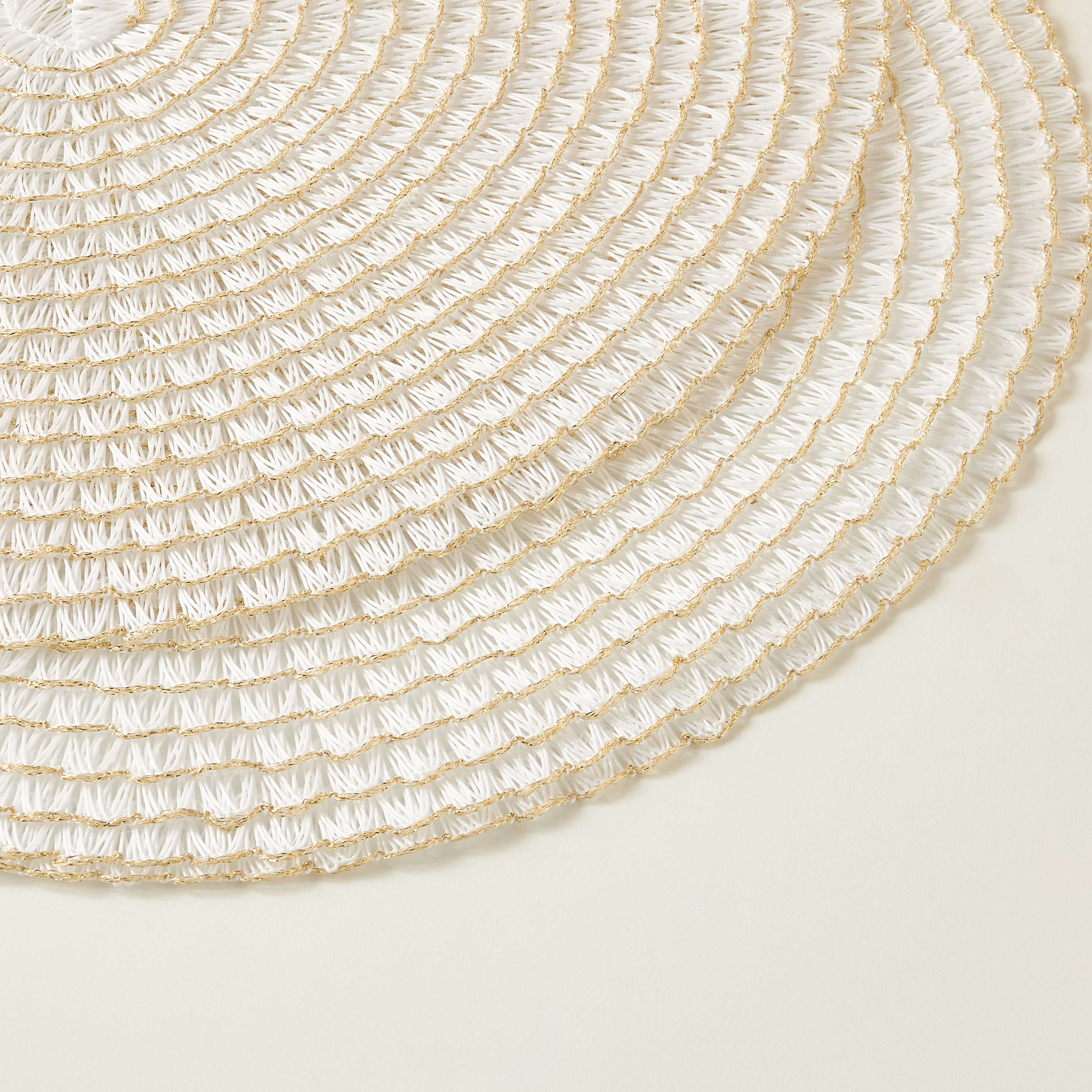 Textured 2-Piece Round Placemat - 38 cms-household-dining-tablelinen-placemats-image-5