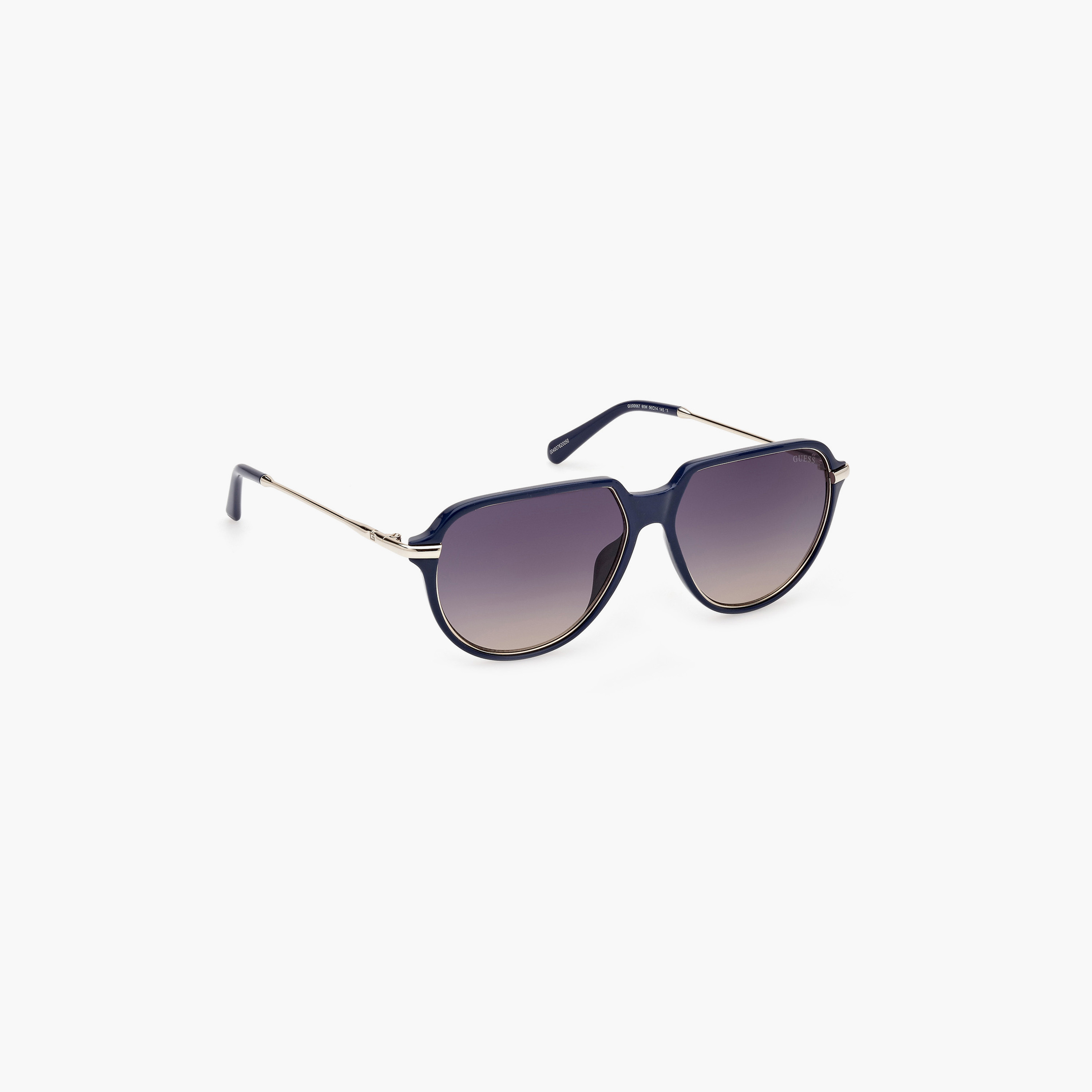 Guess 56 MM Gradient Blue Aviator Sunglasses GU0006790W56-men-sunglasses-image-2