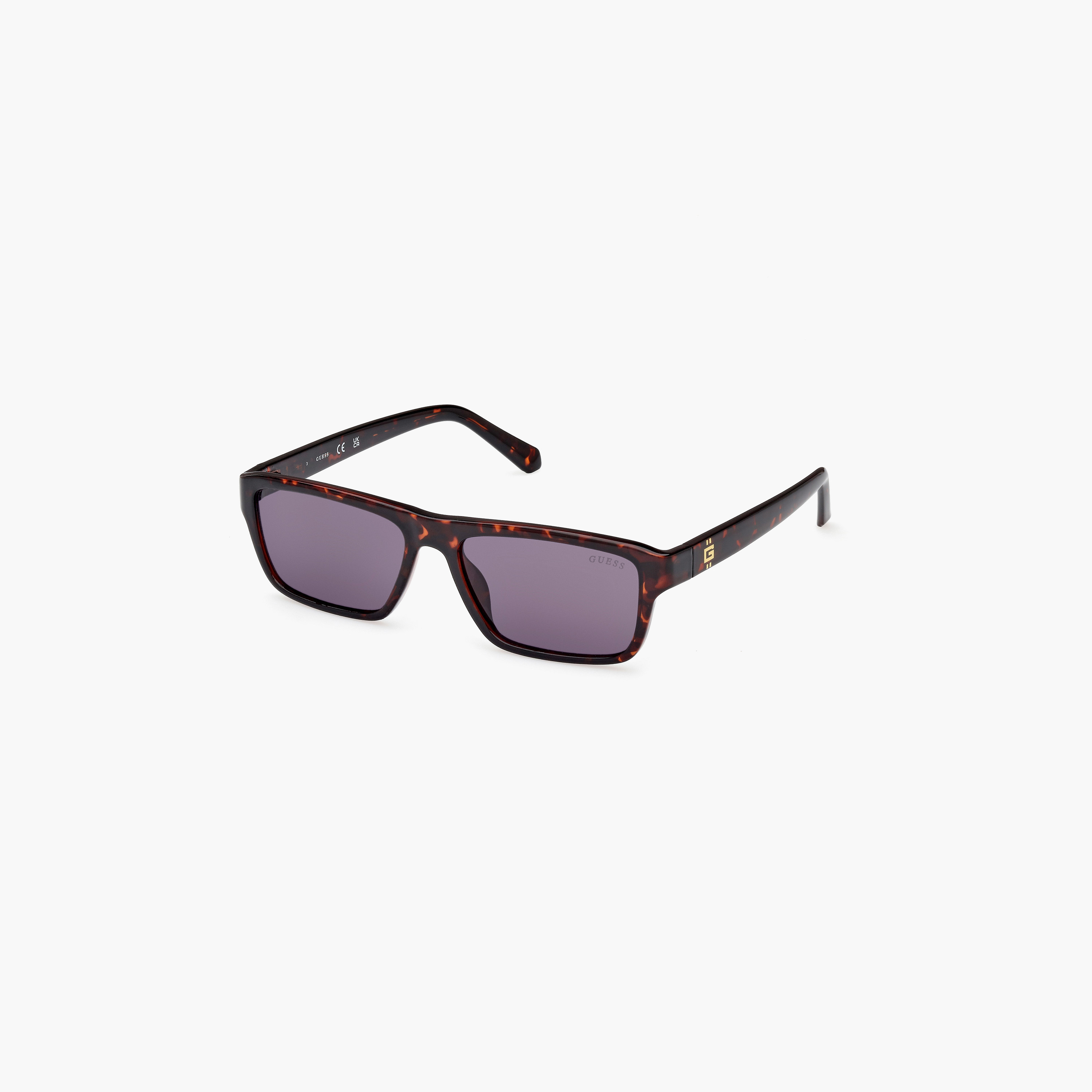 Guess 55 MM Violet Rectangle Sunglasses GU0008552Y55-men-sunglasses-image-1