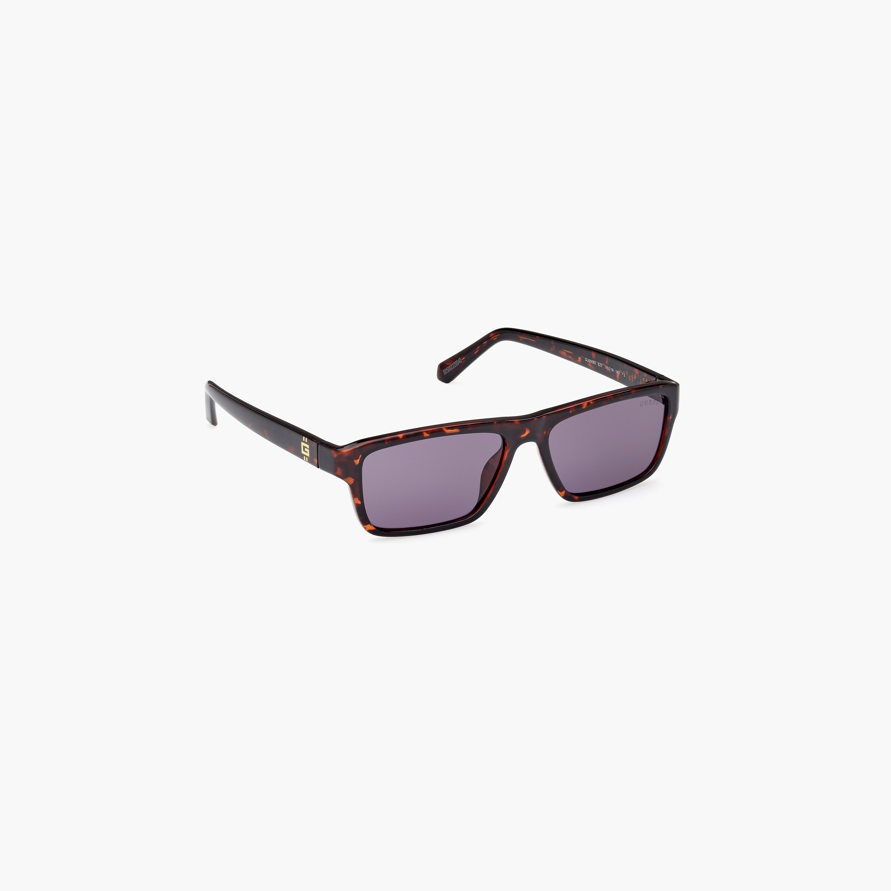 Guess 55 MM Violet Rectangle Sunglasses GU0008552Y55-men-sunglasses-image-2