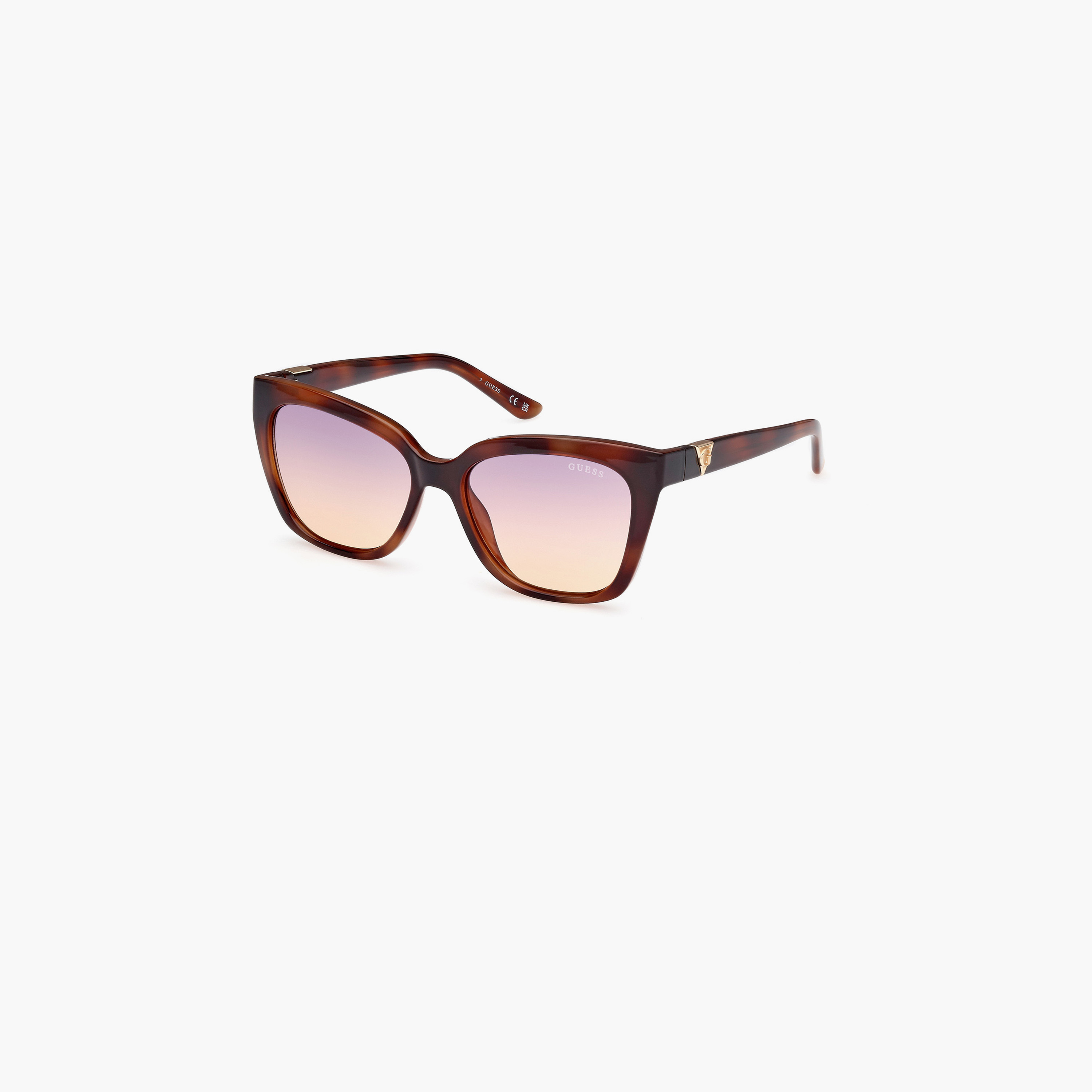 غيس-  نظارة شمسية مربعة بني متدرج- 53مم GU787853Z53-women-sunglasses-image-1